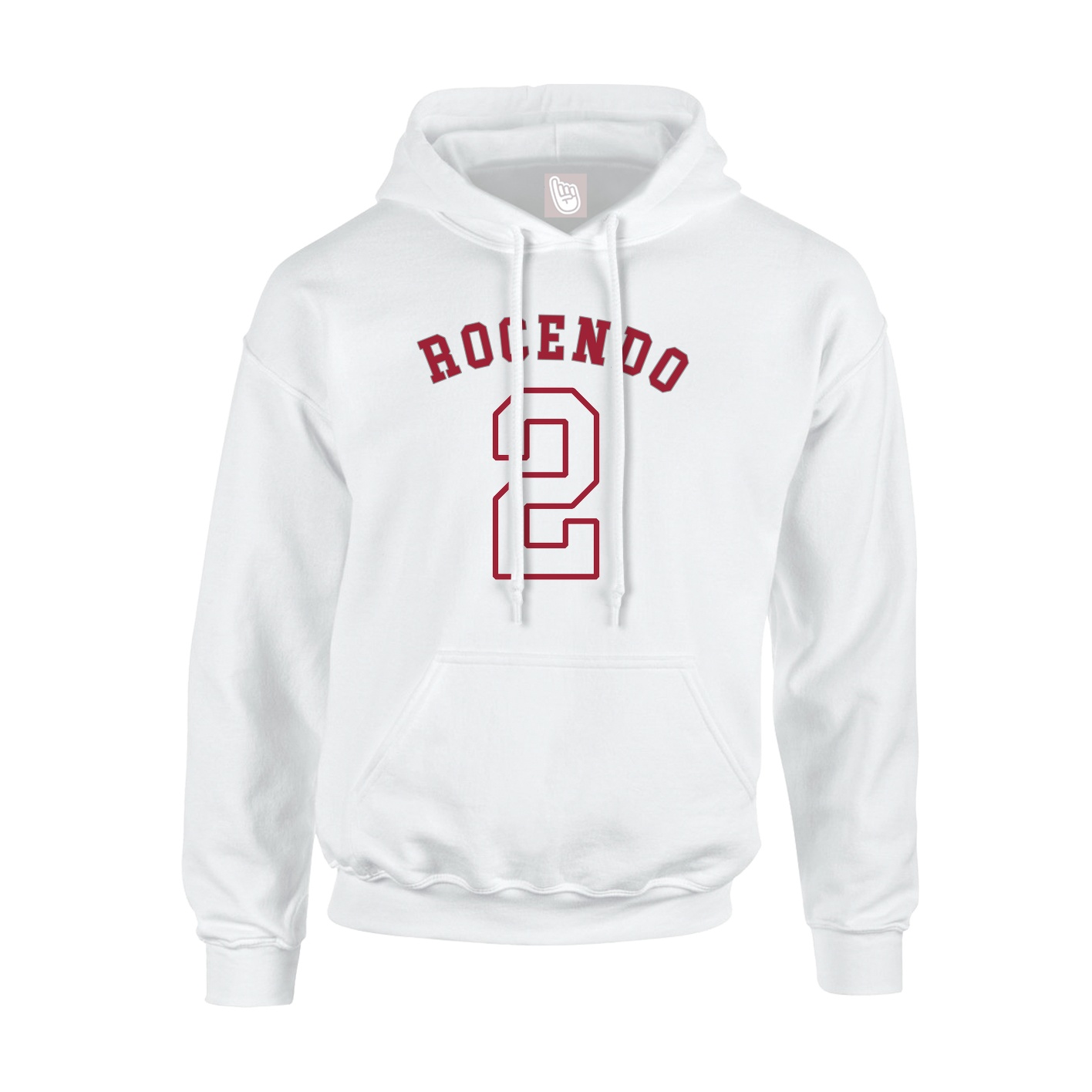 Youth Hoodie — Shirsey Arch in White