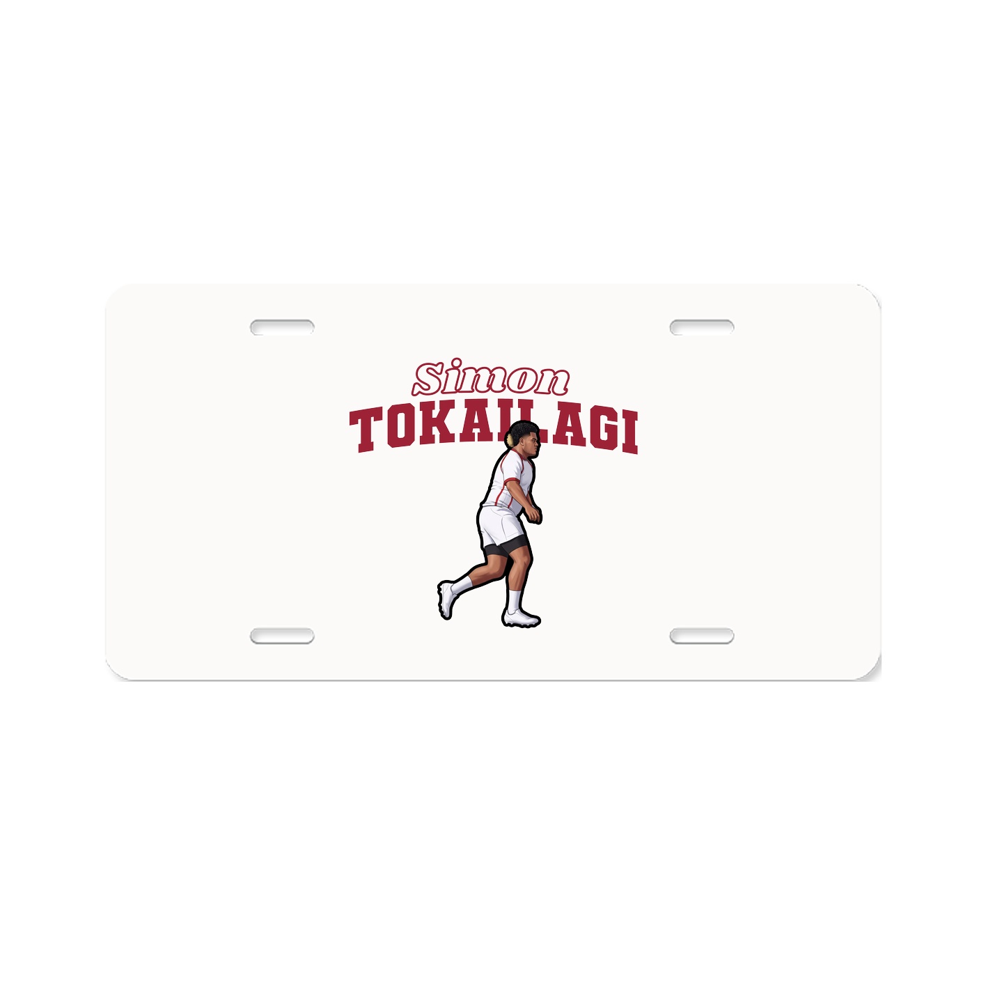 License Plate — Name Arch in Classic