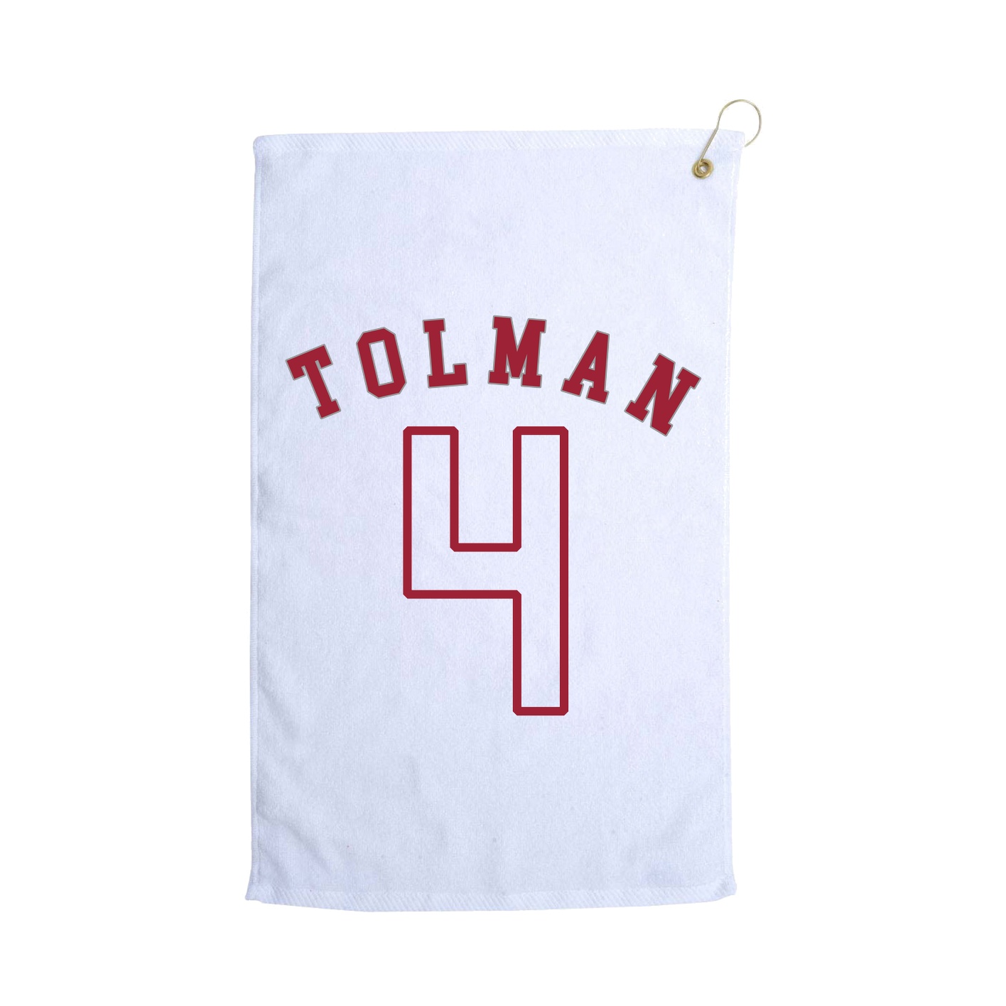 Golf Towel — Shirsey Arch in White