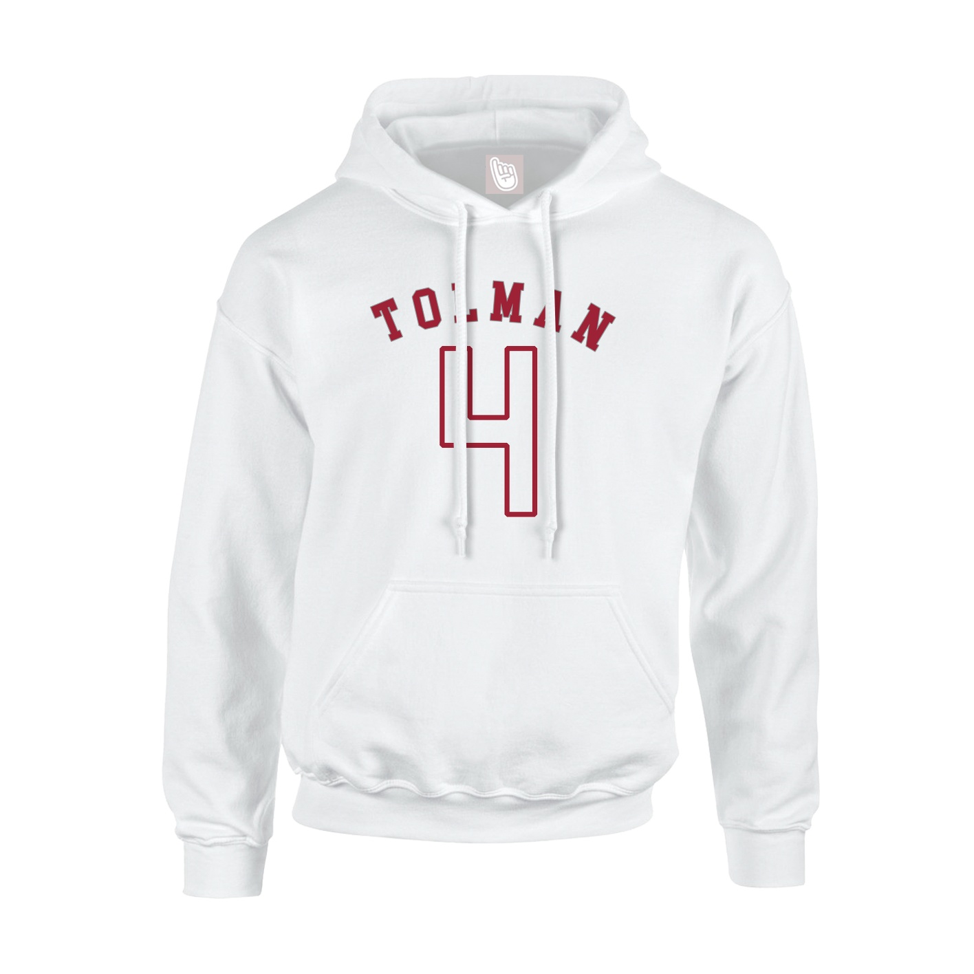 Hoodie — Shirsey Arch in White