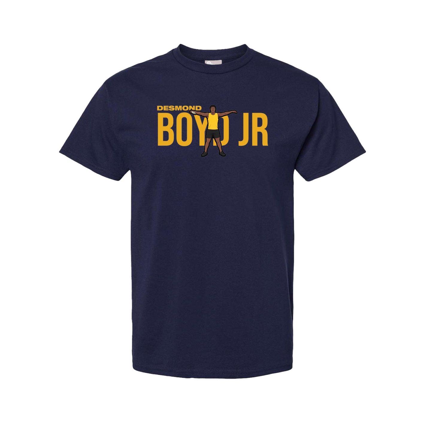 Tee — Player Name in Navy