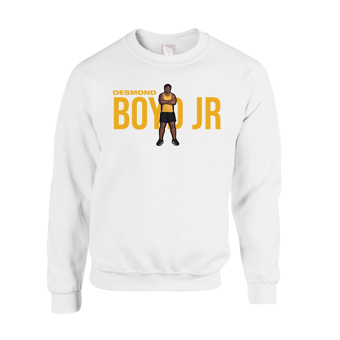 Fleece Crew — Player Name in White