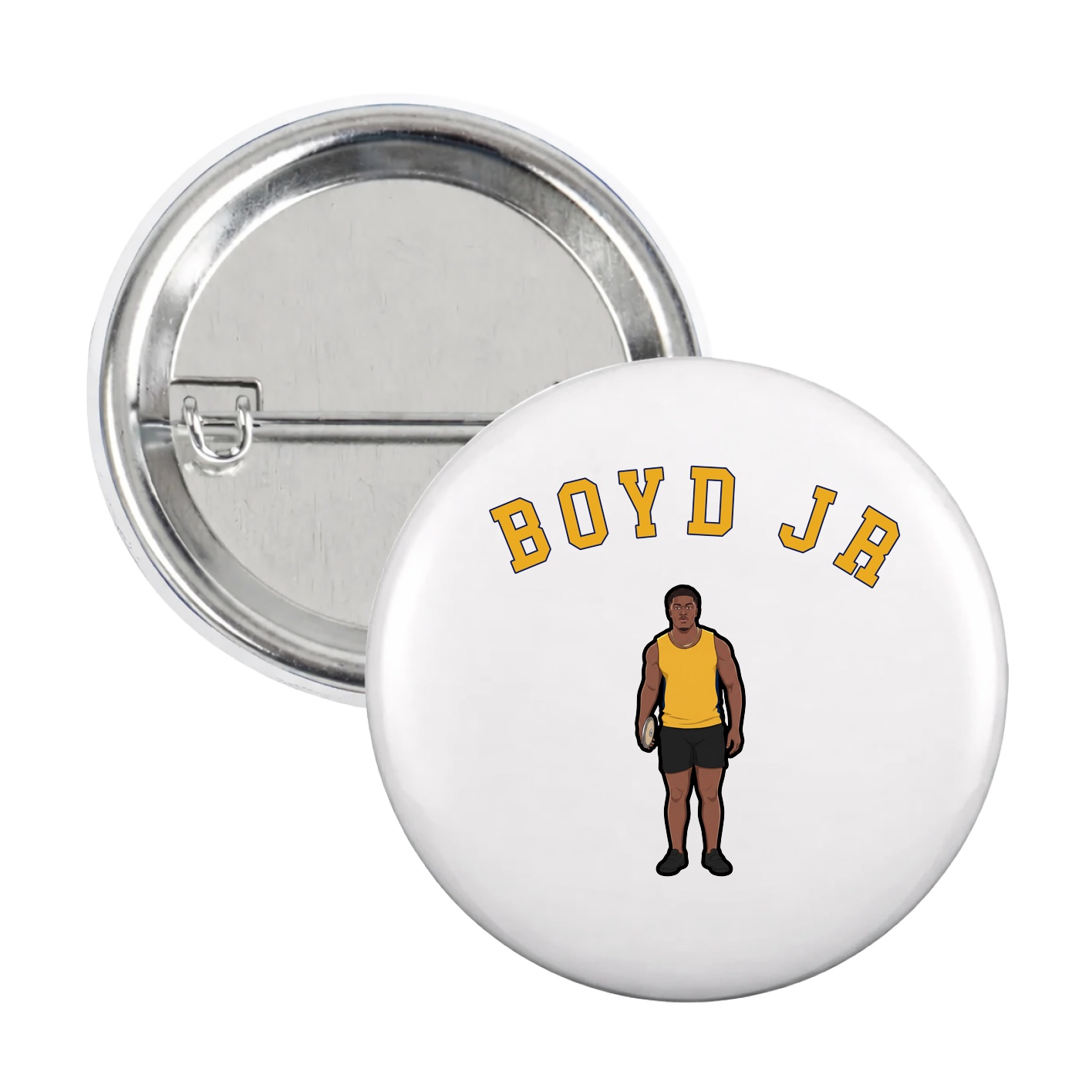 Game Day Button — Shirsey Arch in White
