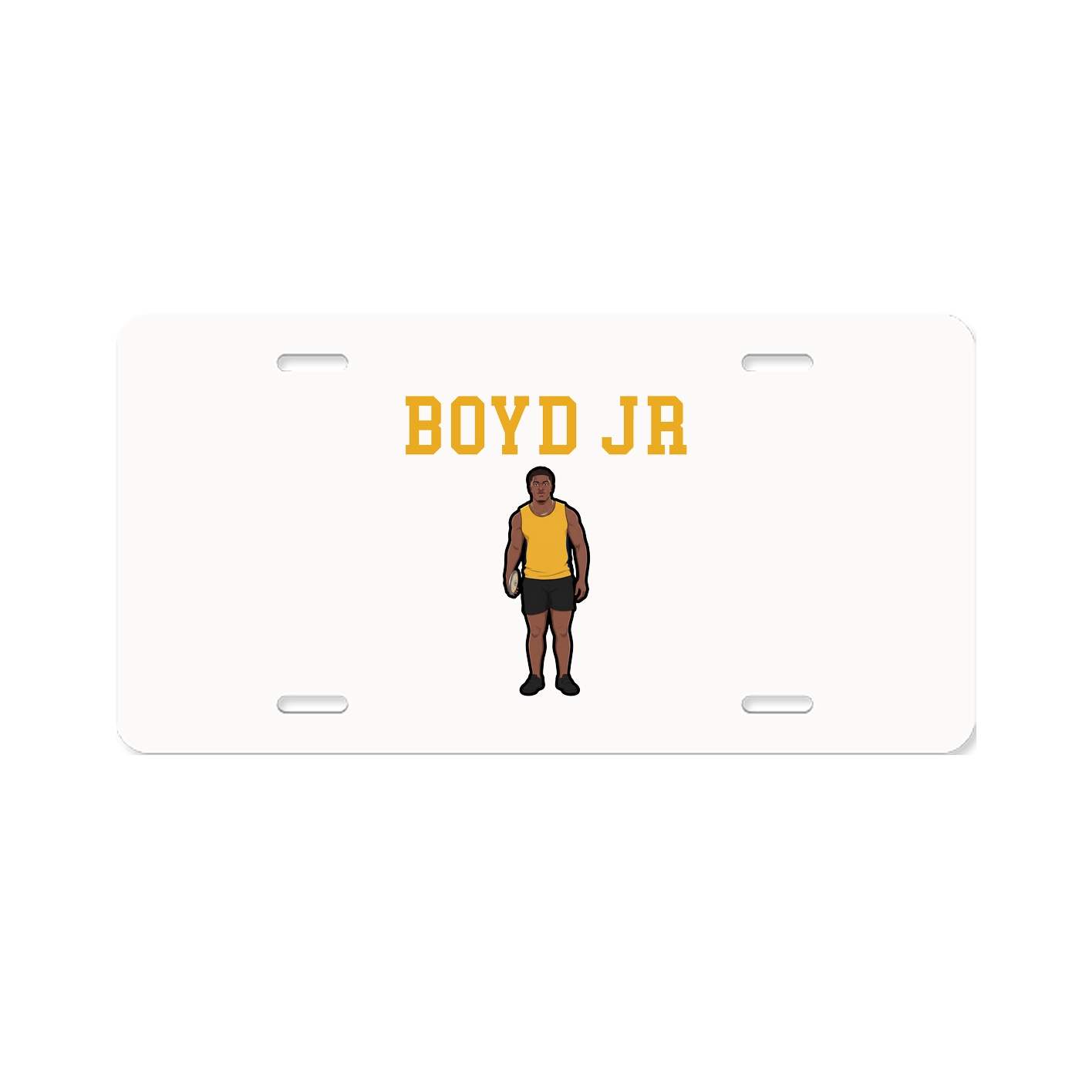 License Plate — Shirsey in Classic