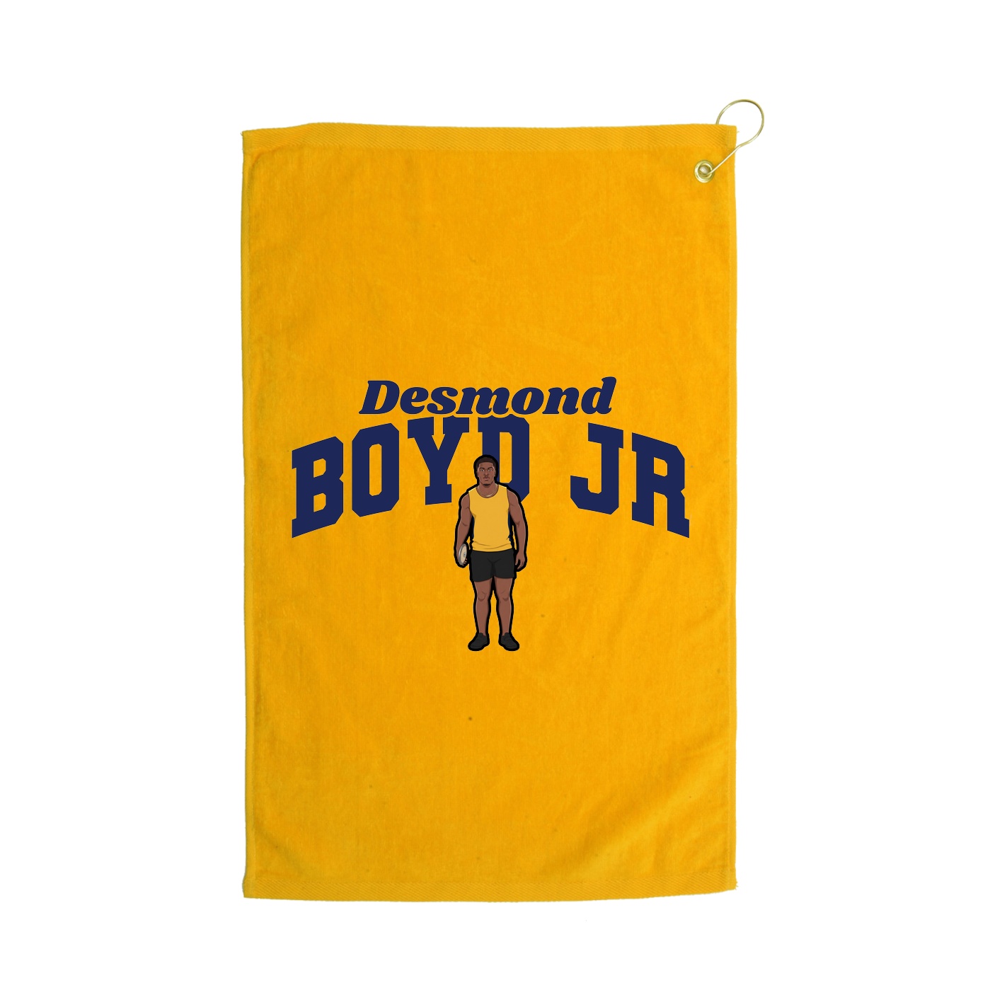 Golf Towel — Signature Arch in Gold