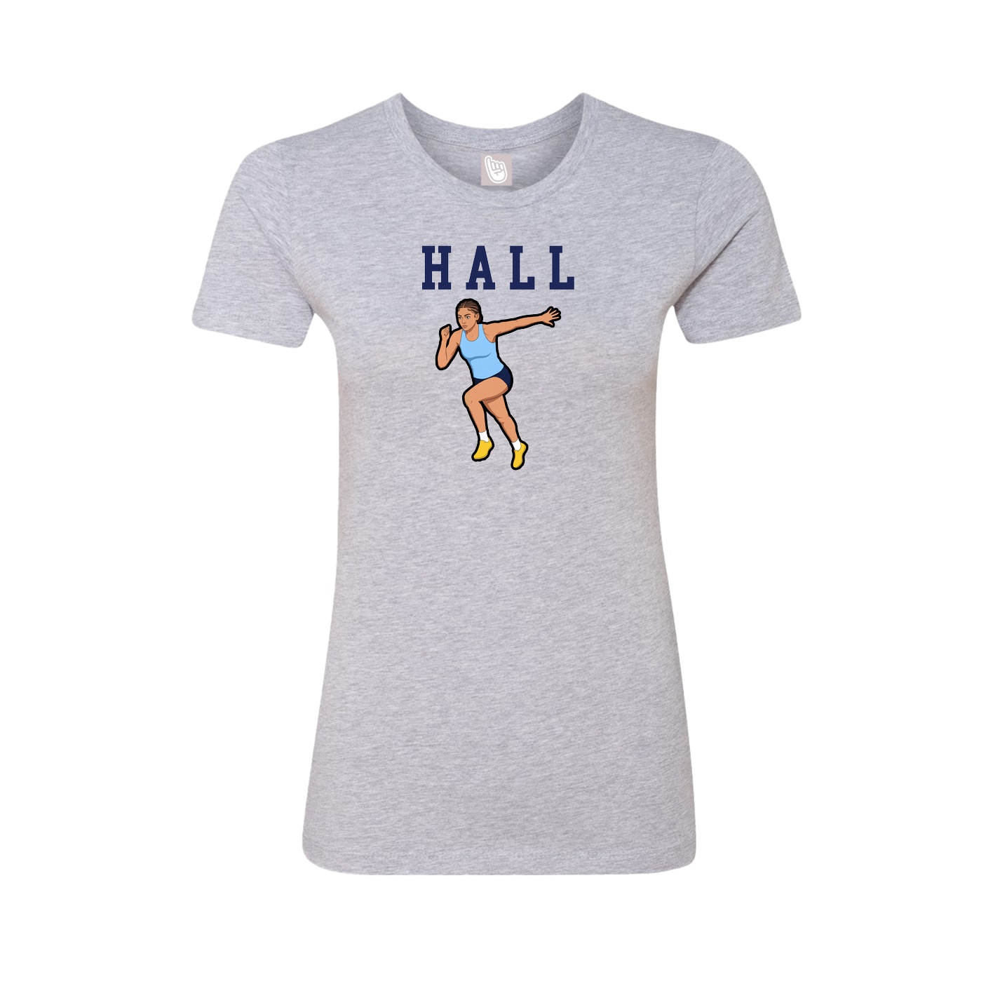 Fitted Women's Tee — Shirsey in Grey