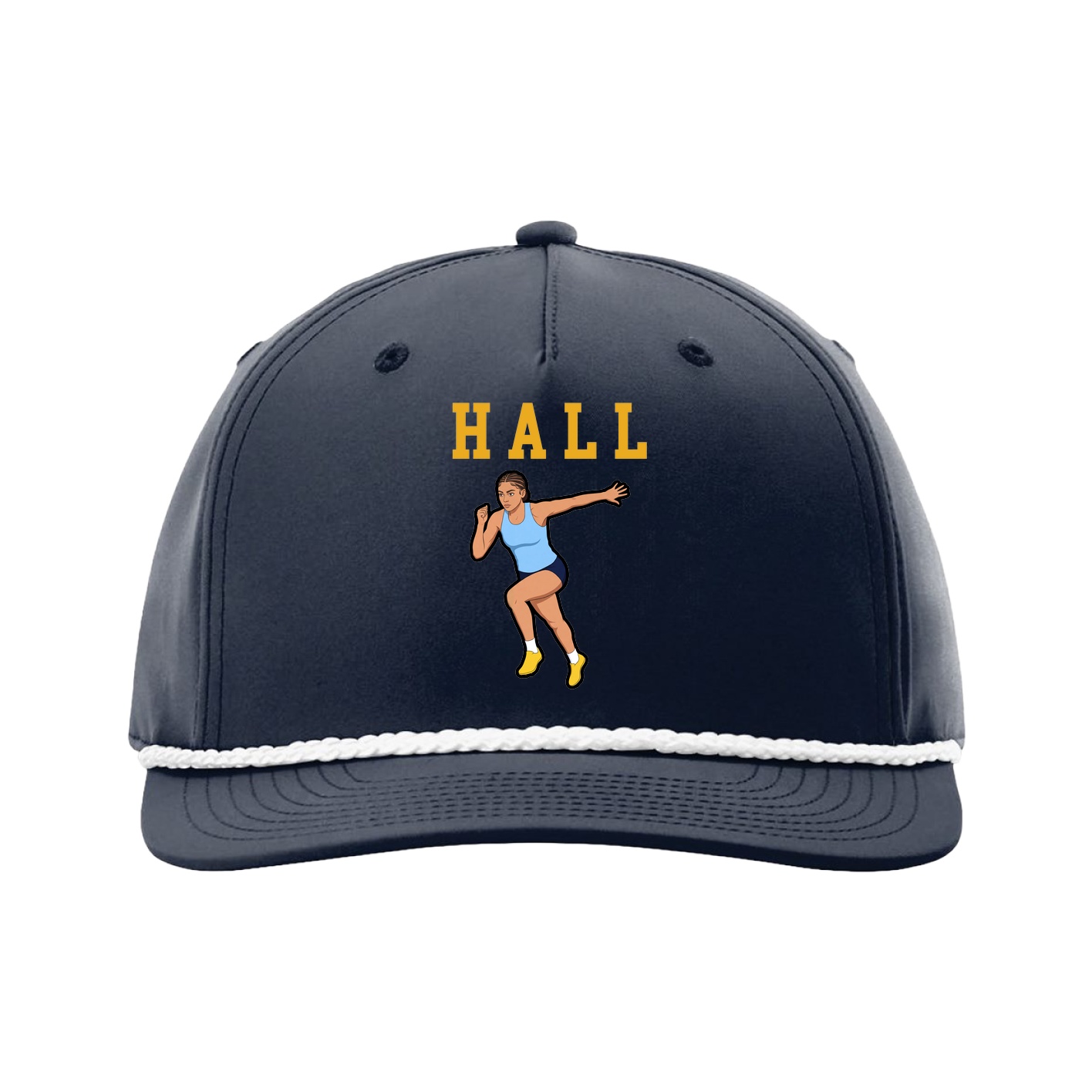 Five-Panel Classic Rope Cap — Shirsey in Navy