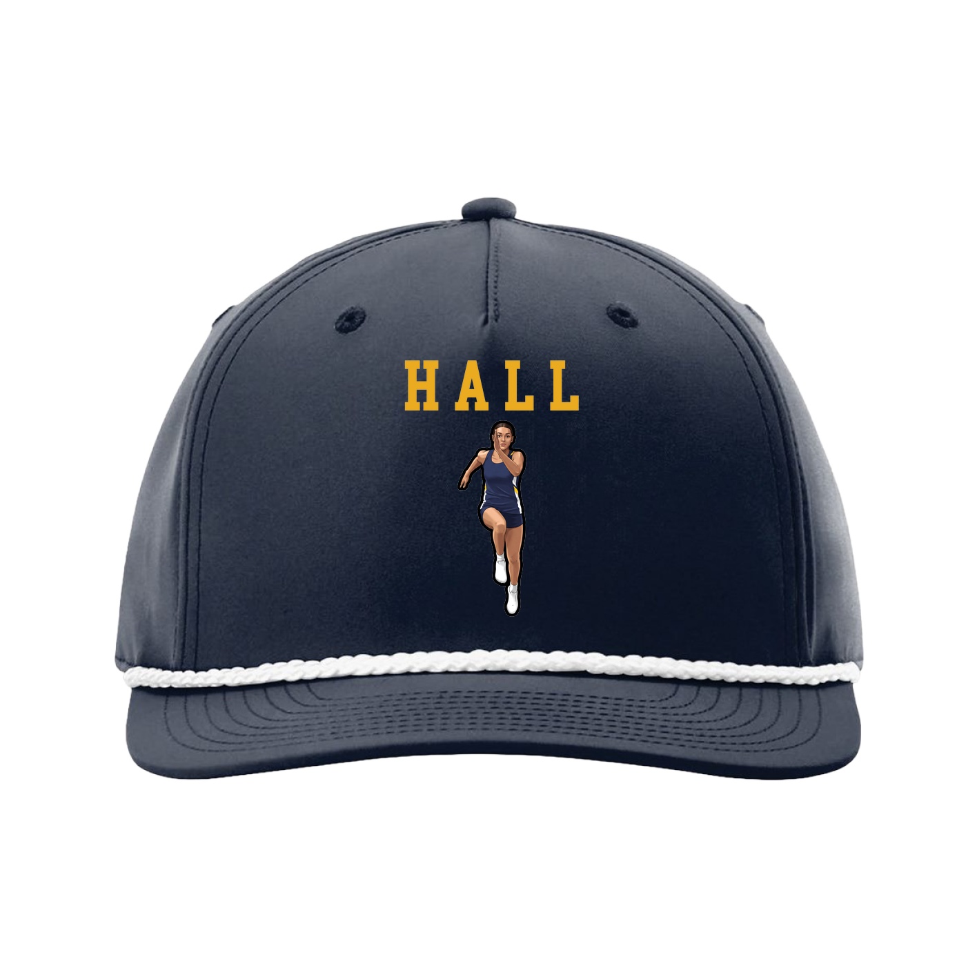 Five-Panel Classic Rope Cap — Shirsey in Navy