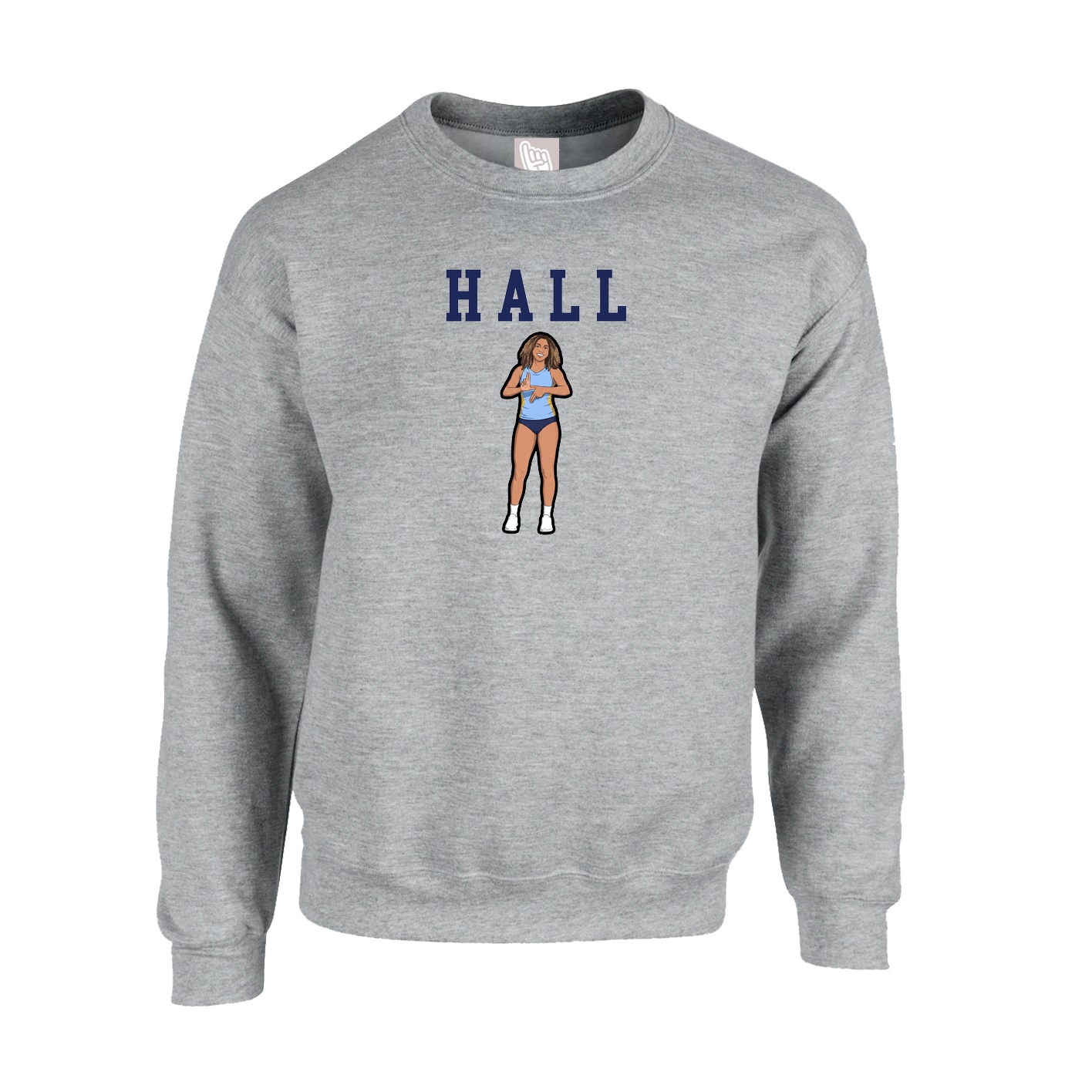 Fleece Crew — Shirsey in Grey