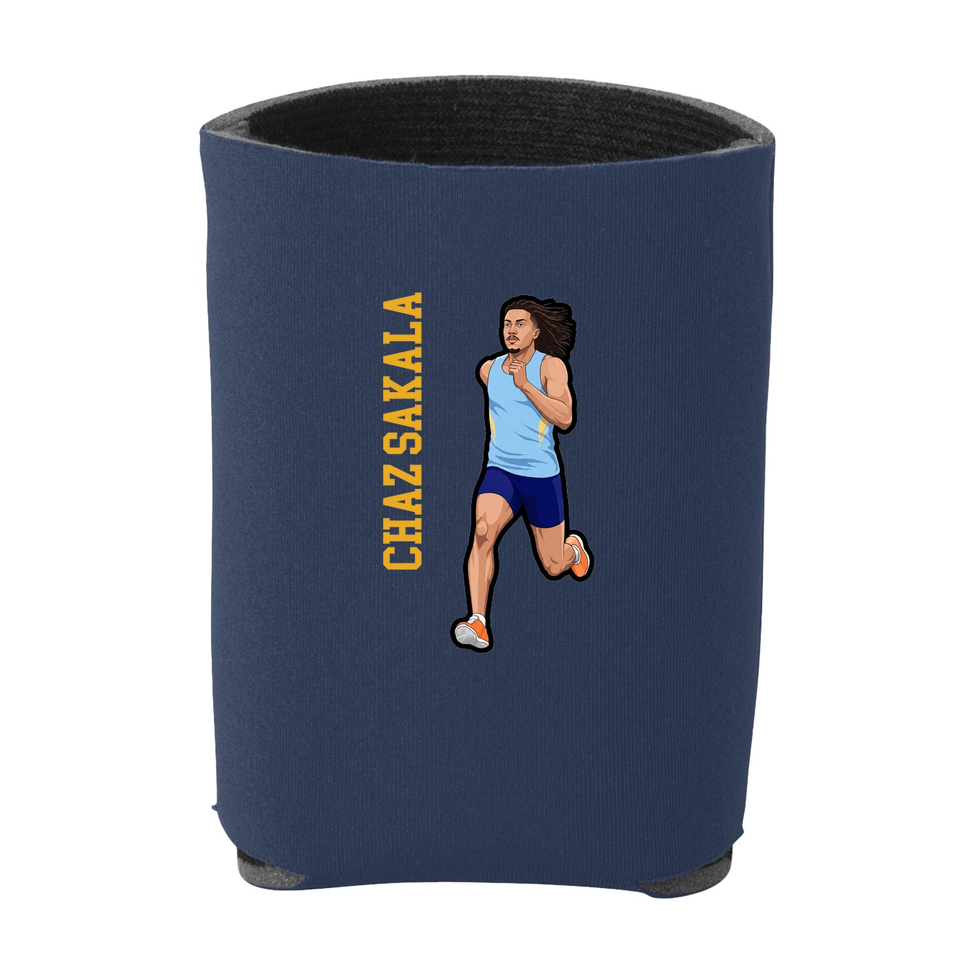 Can Holder — Name Vertical in Navy