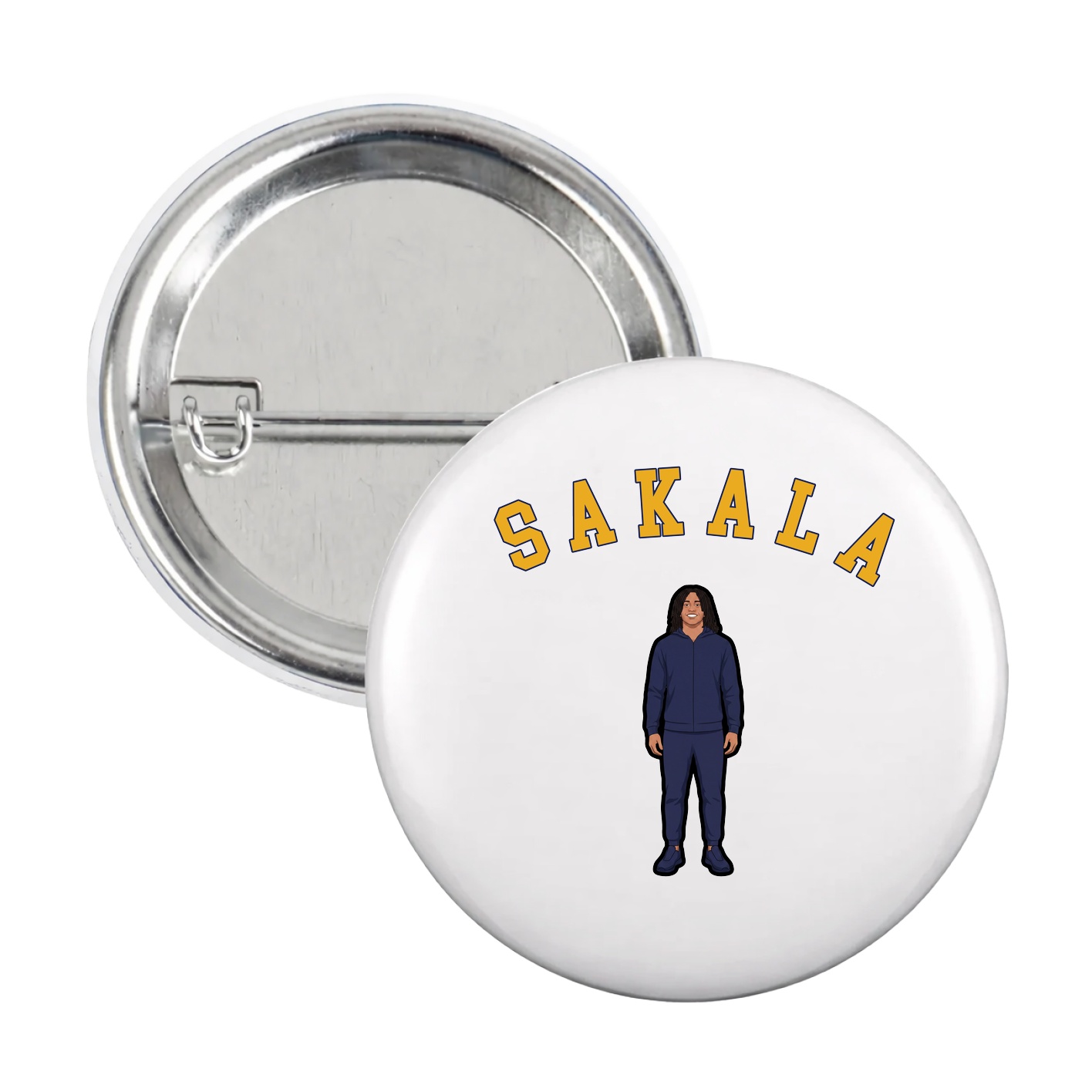 Game Day Button — Shirsey Arch in White