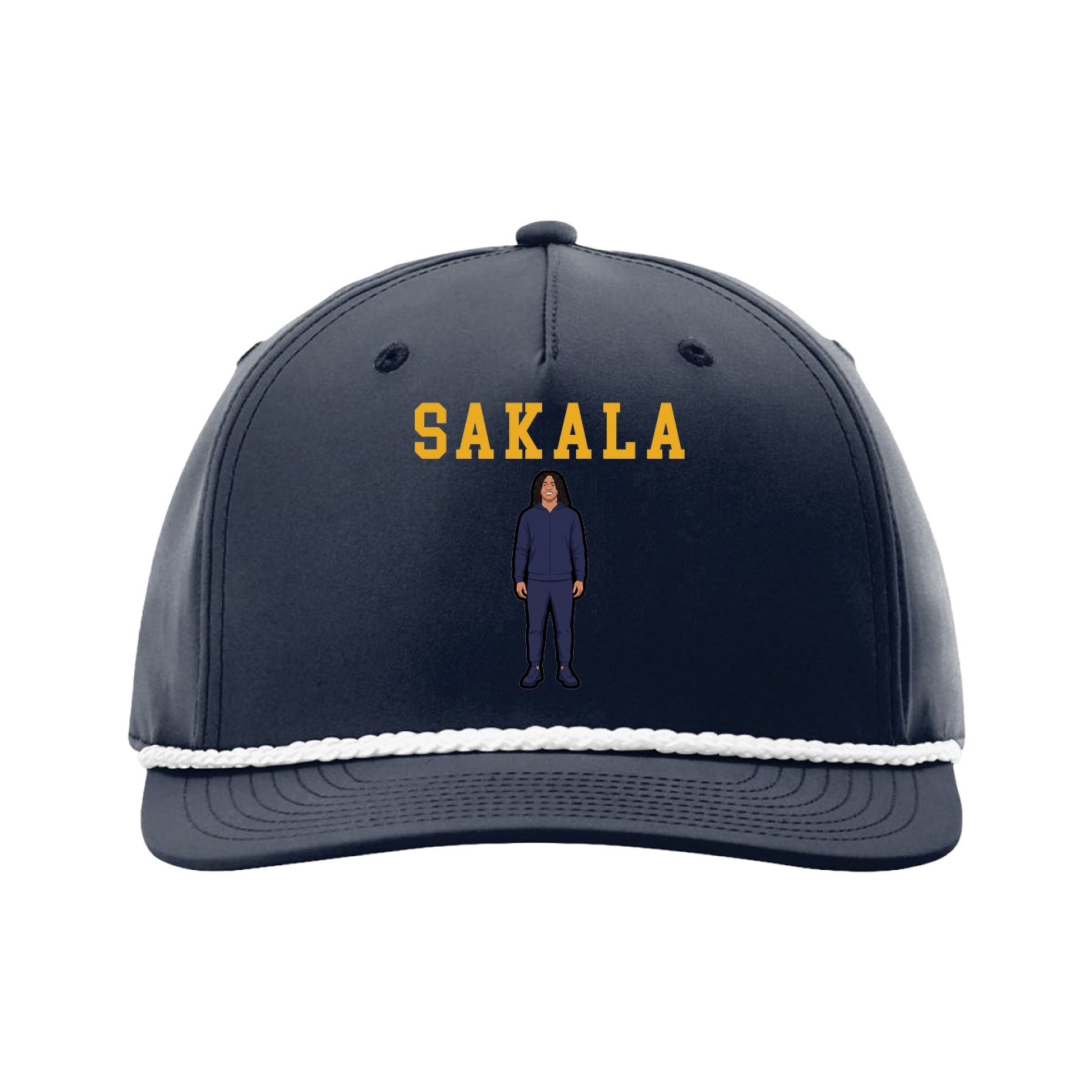 Five-Panel Classic Rope Cap — Shirsey in Navy