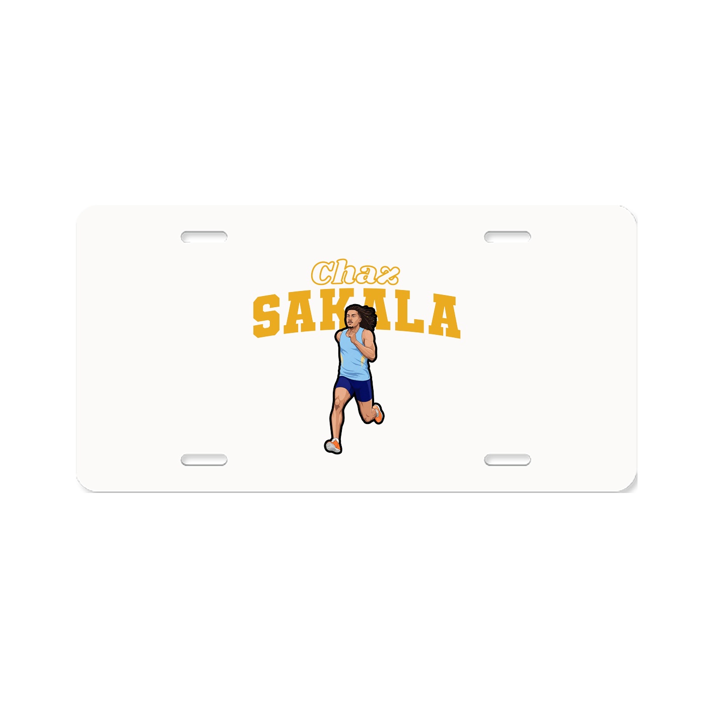 License Plate — Name Arch in Classic