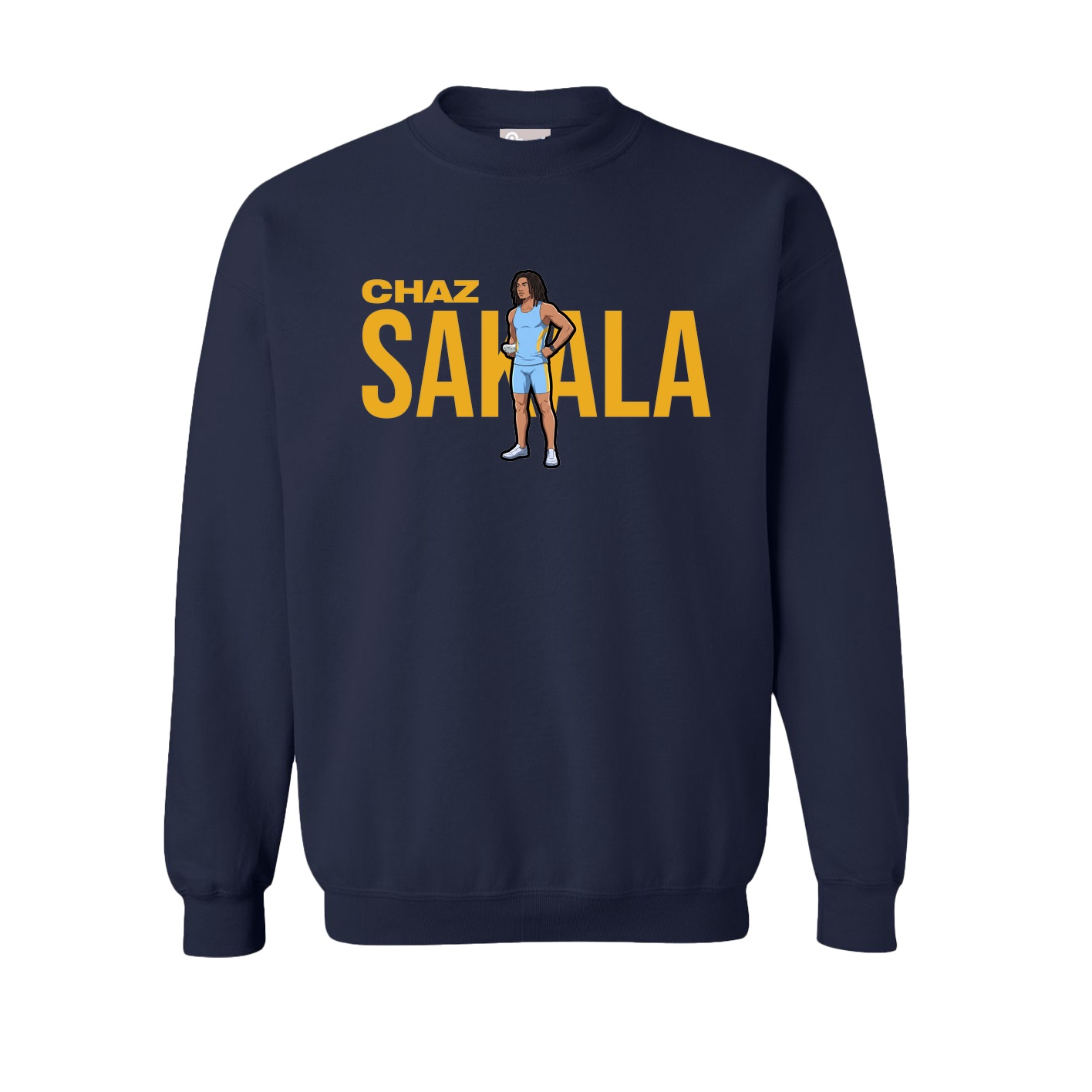 Fleece Crew — Player Name in Navy