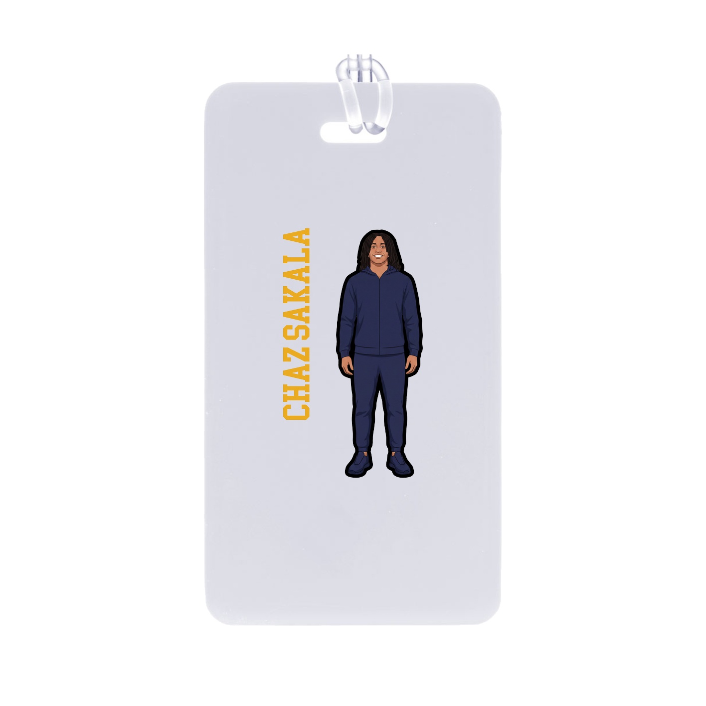 Bag Tag — Name Vertical in Classic