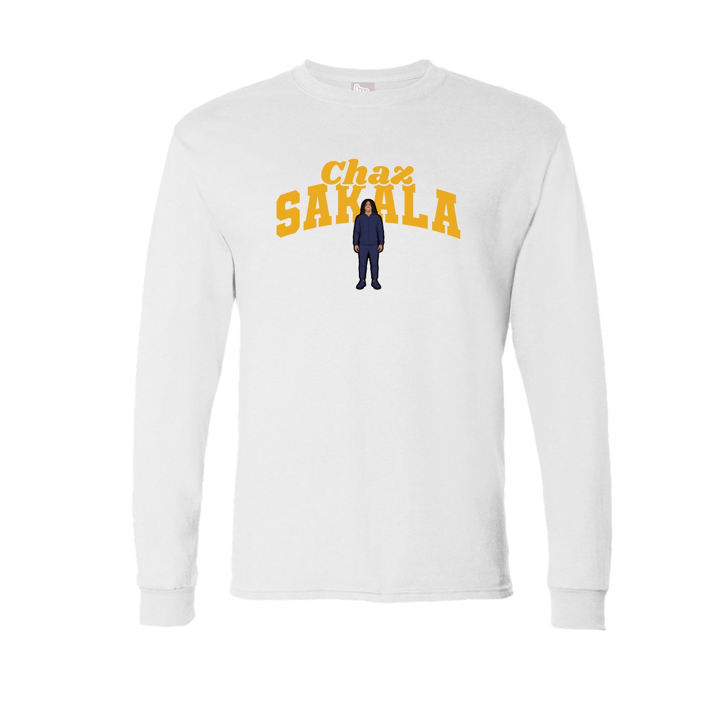 Long Sleeve Tee — Signature Arch in White
