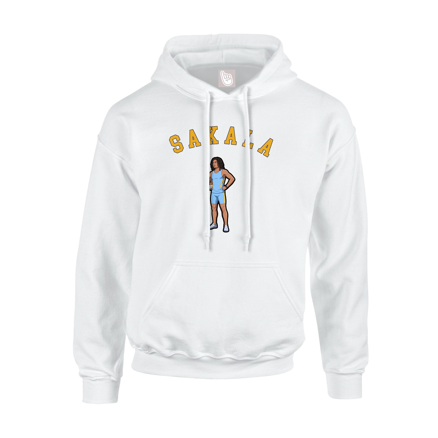 Youth Hoodie — Shirsey Arch in White