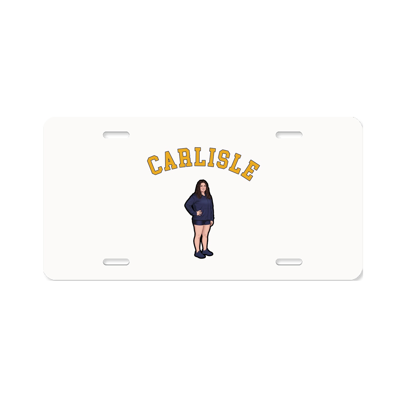 License Plate — Shirsey Arch in Classic