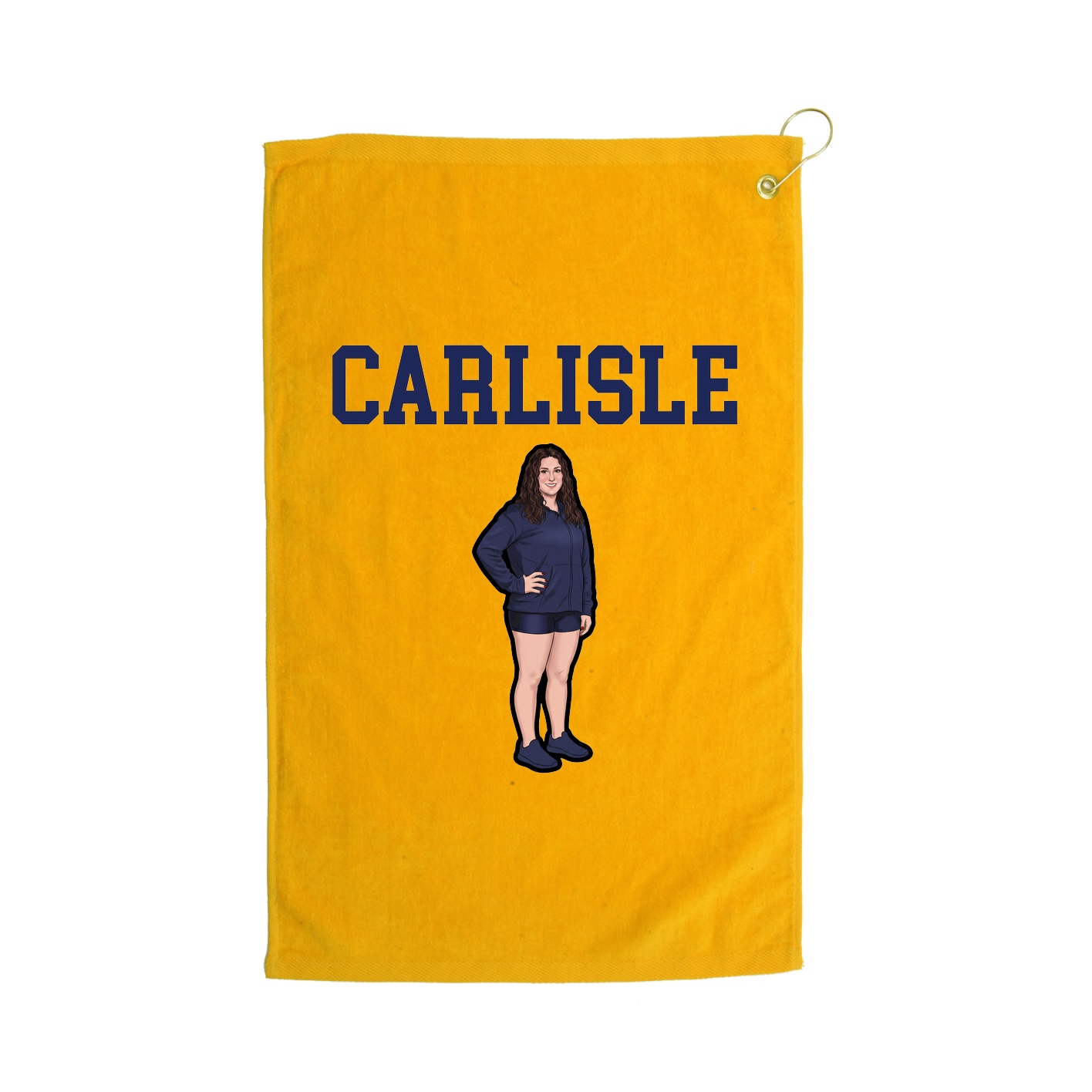 Golf Towel — Shirsey in Gold