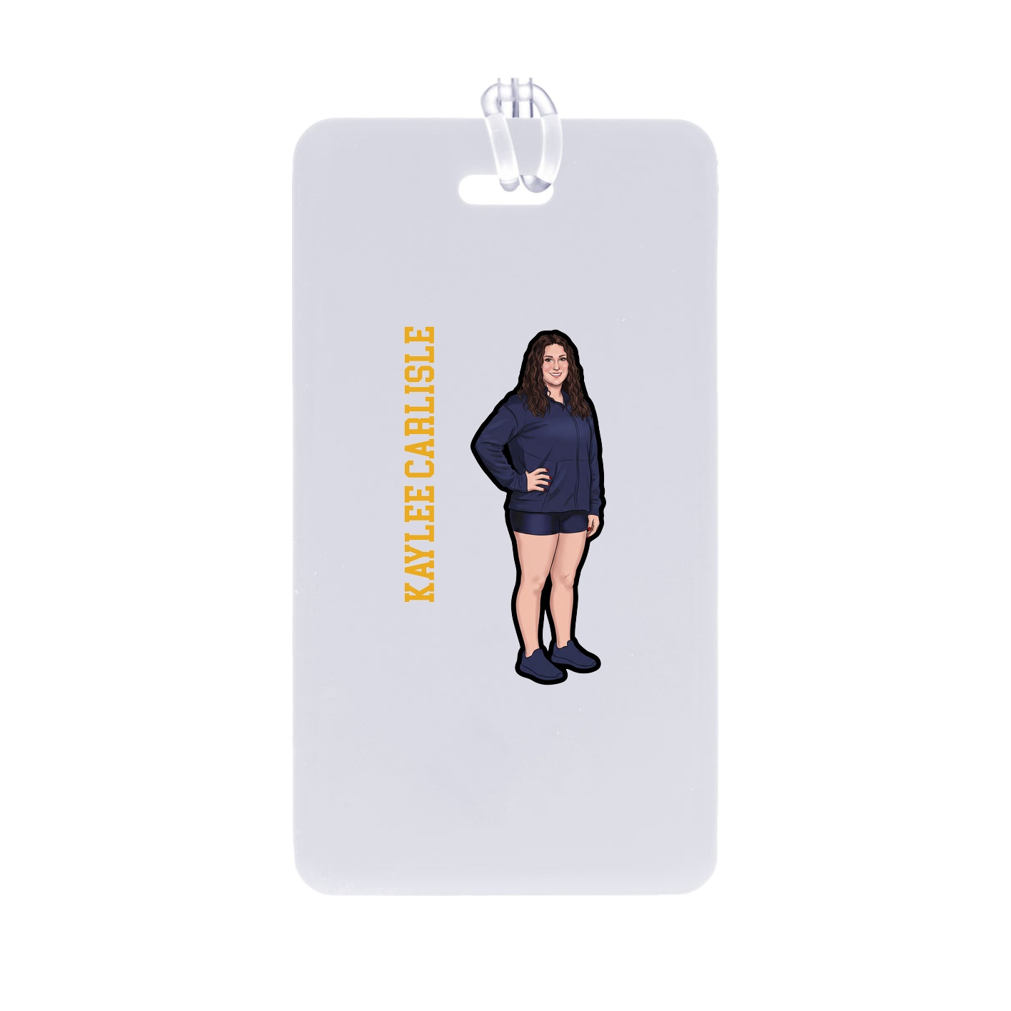 Bag Tag — Name Vertical in Classic