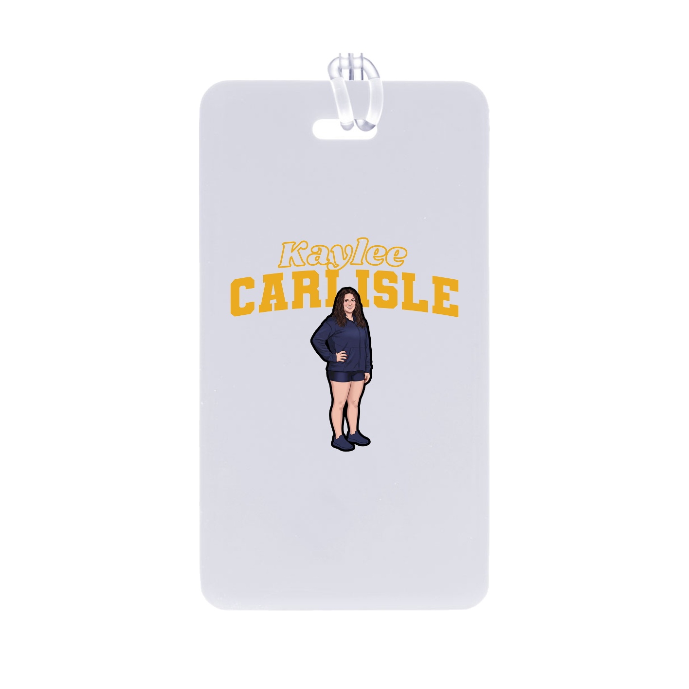 Bag Tag — Name Arch in Classic
