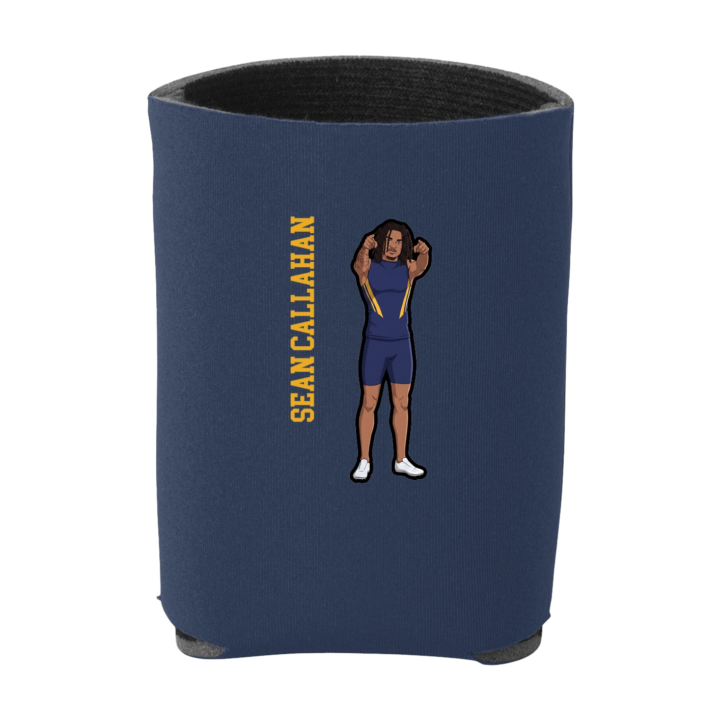 Can Holder — Name Vertical in Navy