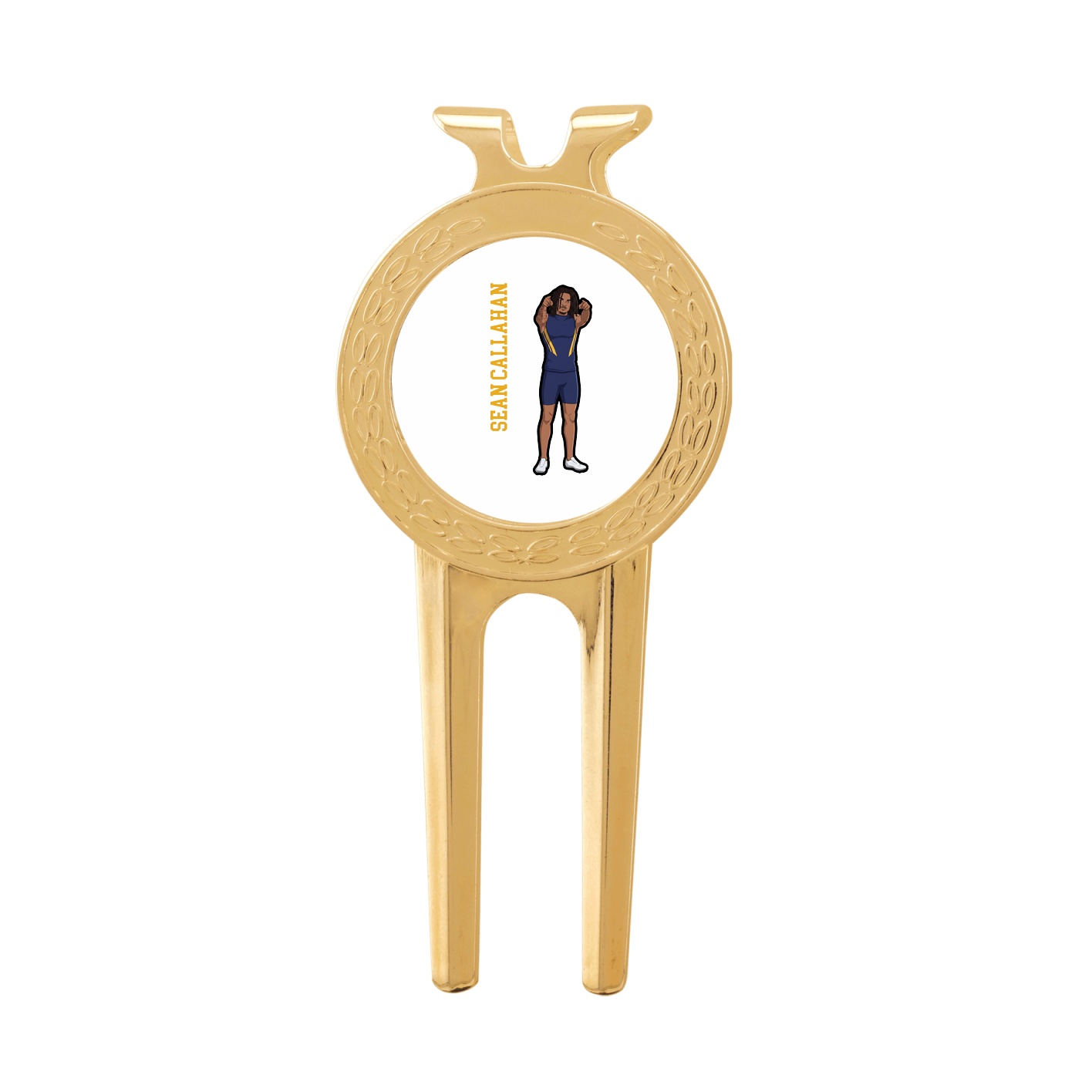 Divot Tool with Ball Marker — Name Vertical in Classic