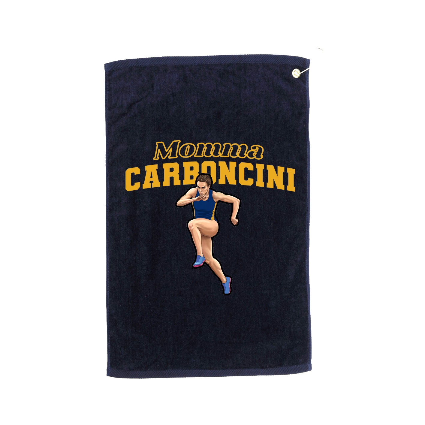 Golf Towel — Mothers Day Block in Navy