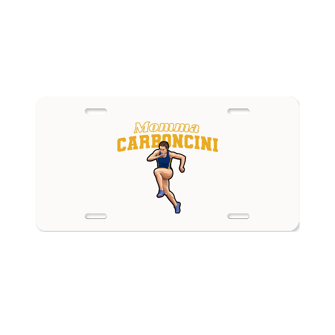 License Plate — Mothers Day Block in Classic