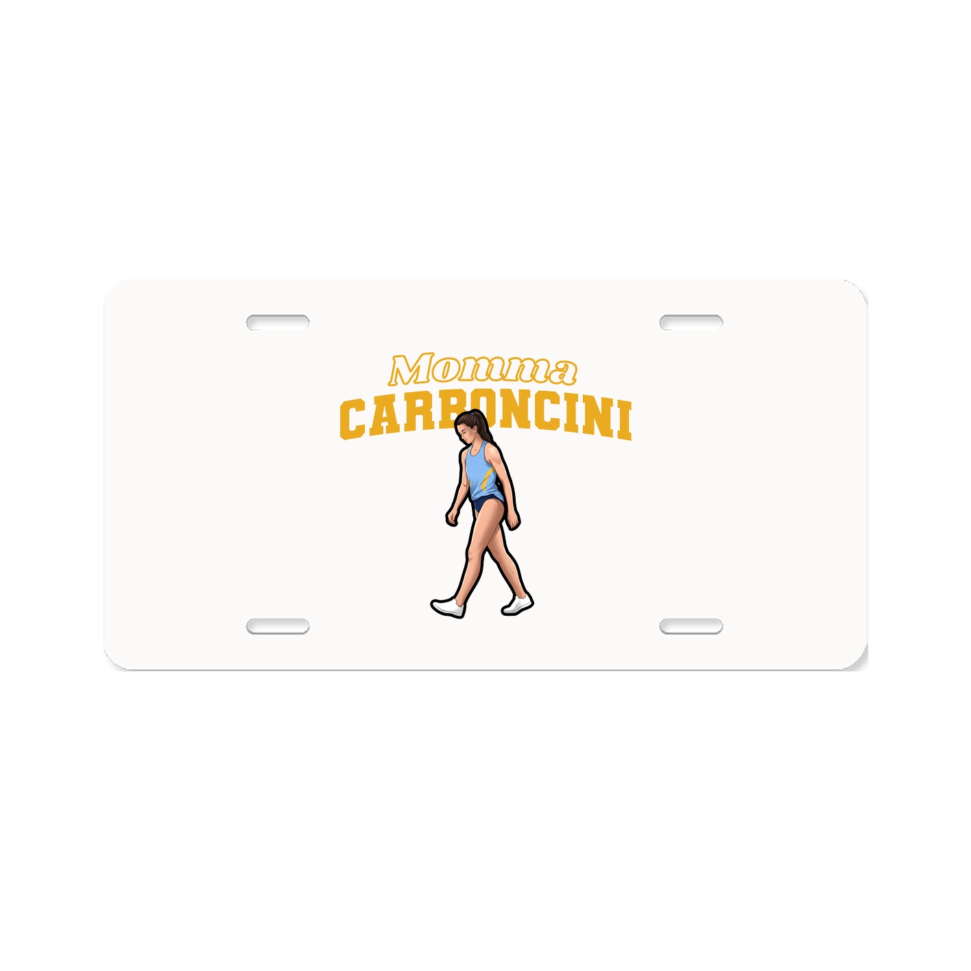 License Plate — Mothers Day Block in Classic