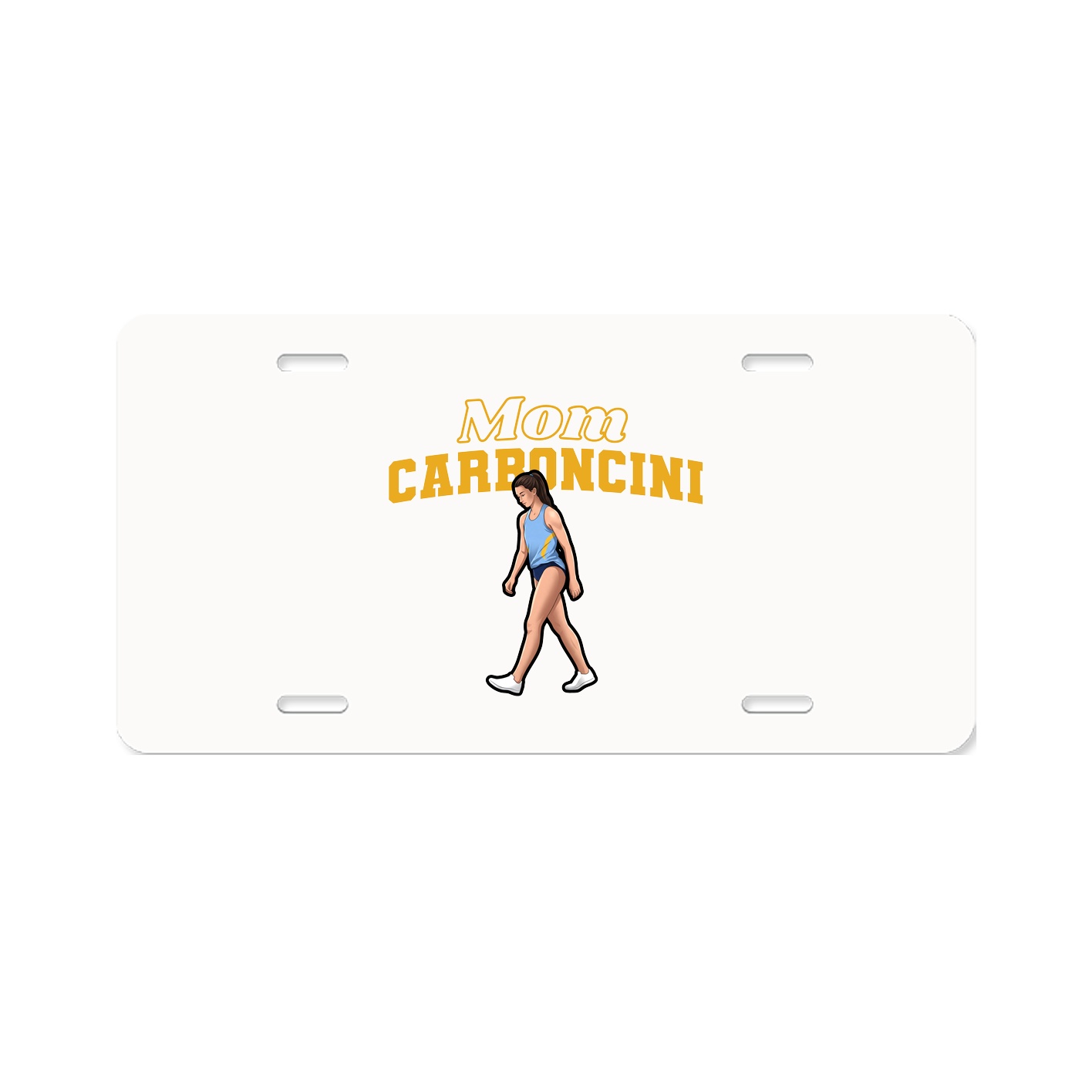 License Plate — Mothers Day Block in Classic