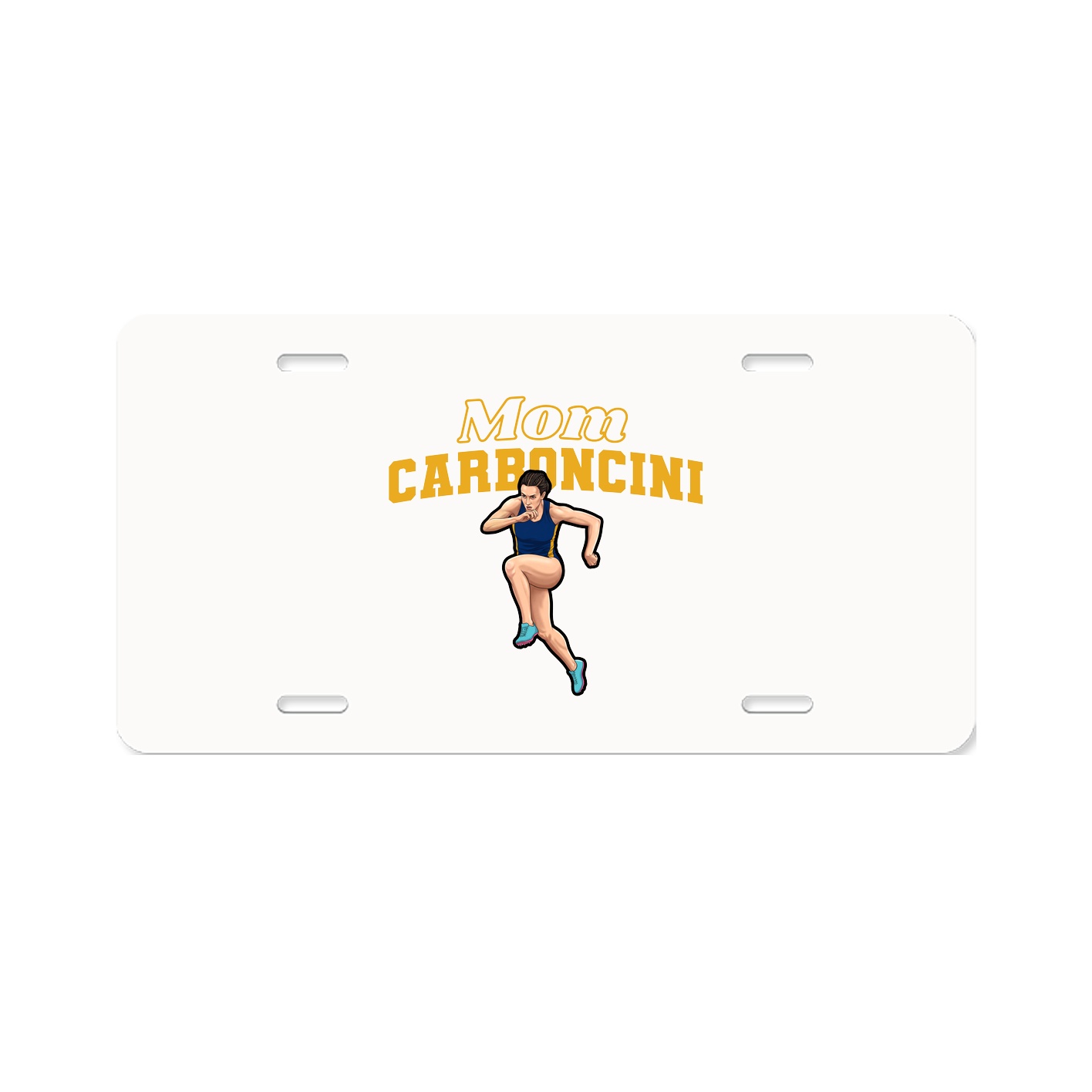 License Plate — Mothers Day Block in Classic