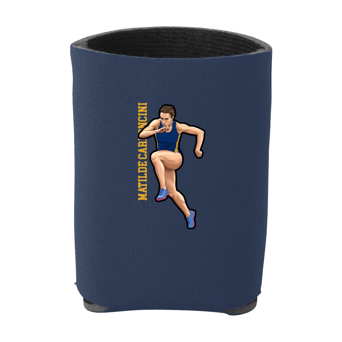 Can Holder — Name Vertical in Navy