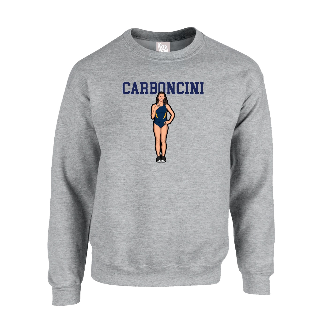 Fleece Crew — Shirsey in Grey