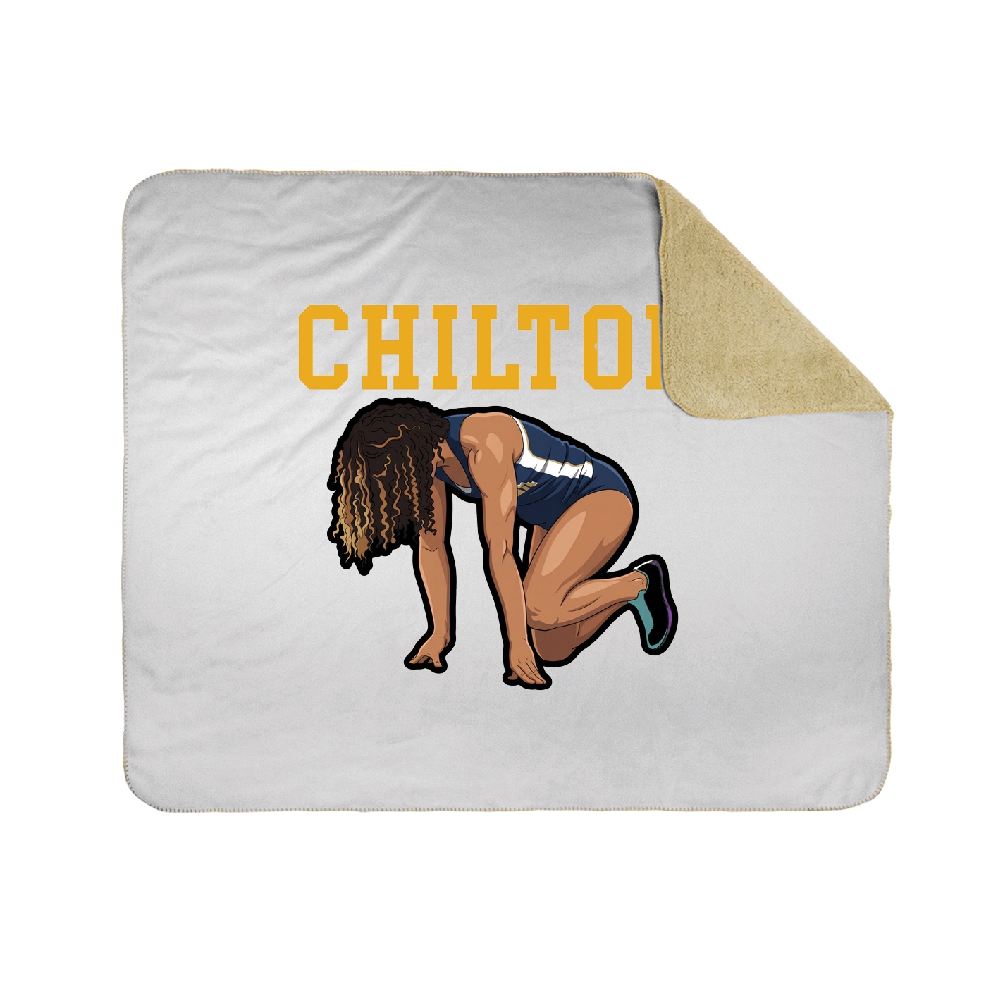 Throw Blanket — Shirsey in White