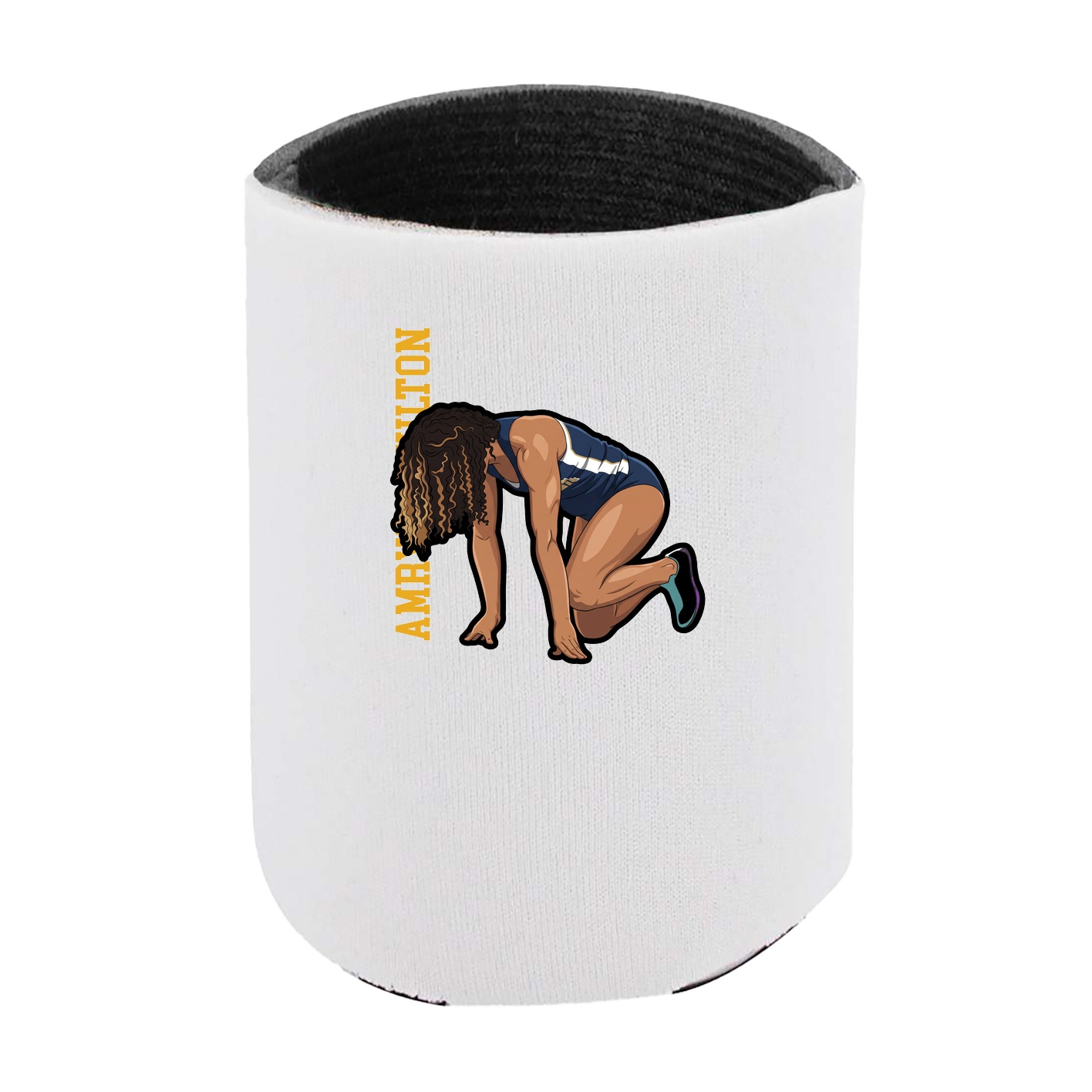 Can Holder — Name Vertical in White