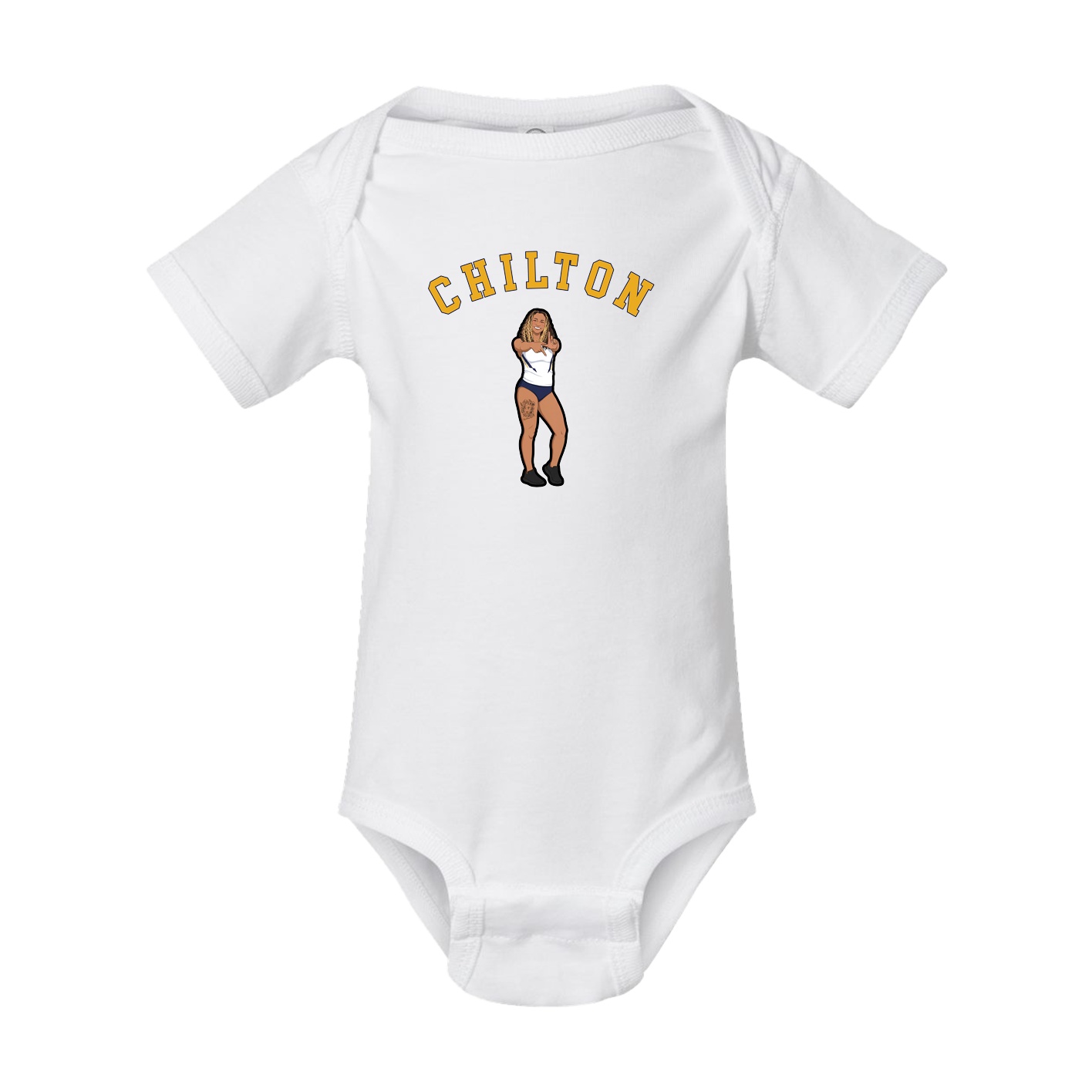 Baby Onesie — Shirsey Arch in White