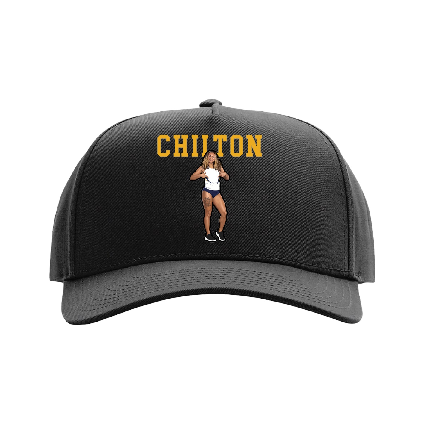 Full Fabric Five-Panel Champ Cap