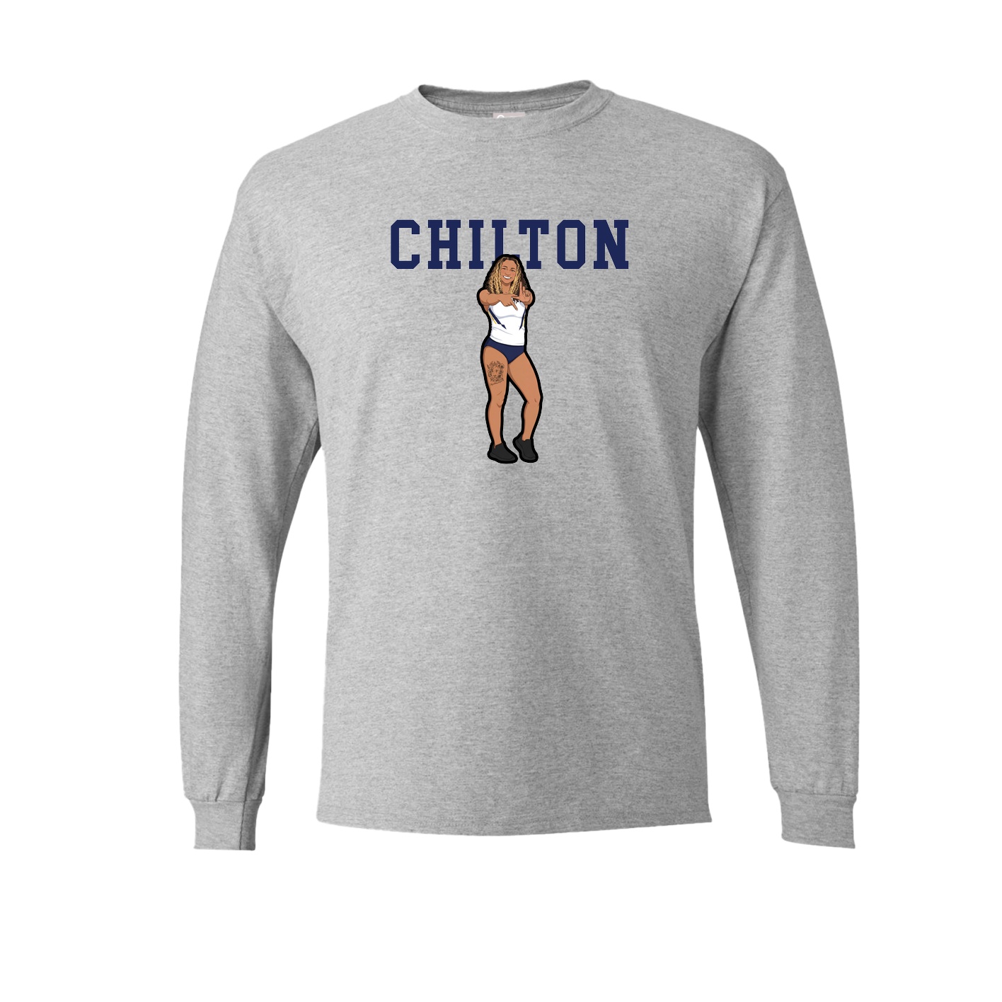 Long Sleeve Tee — Shirsey in Grey