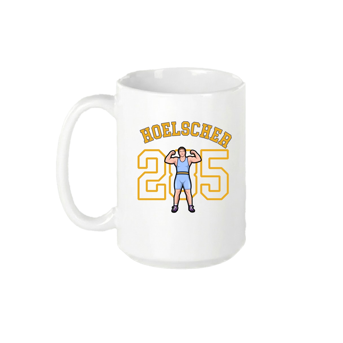 15oz Coffee Mug — Shirsey Arch in White