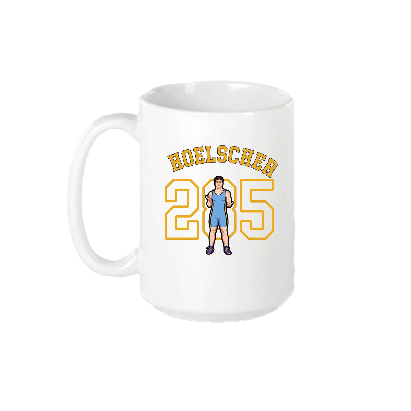15oz Coffee Mug — Shirsey Arch in White