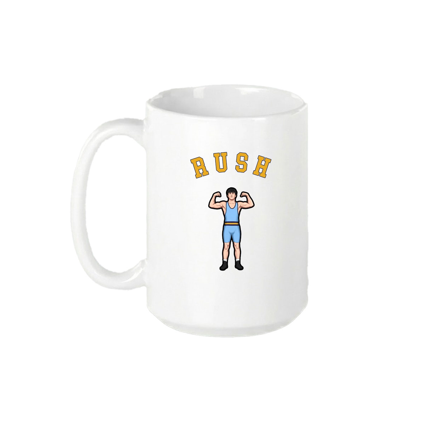 15oz Coffee Mug — Shirsey Arch in White