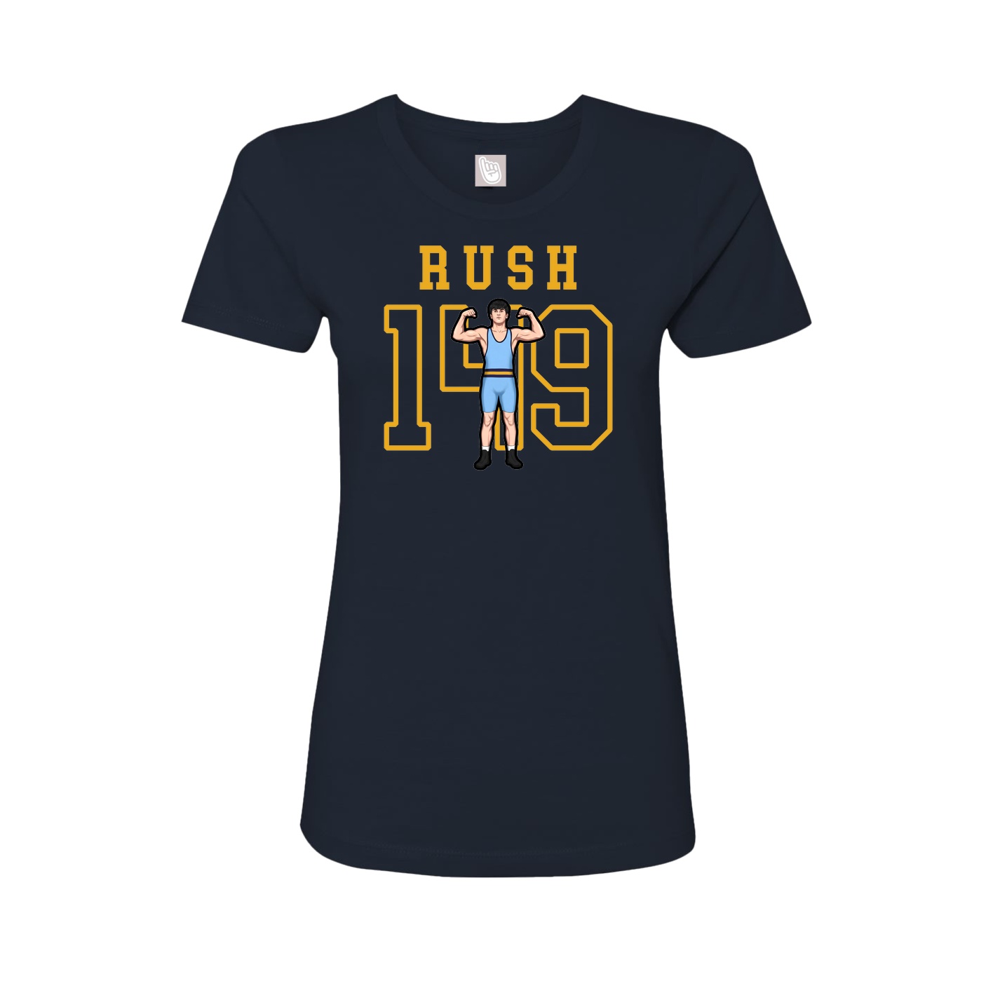 Fitted Women's Tee — Shirsey in Navy