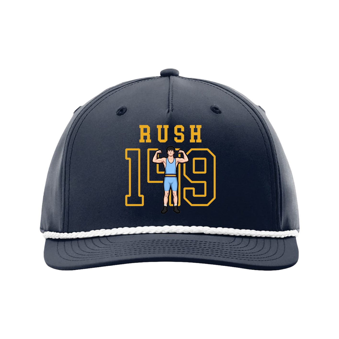 Five-Panel Classic Rope Cap — Shirsey in Navy
