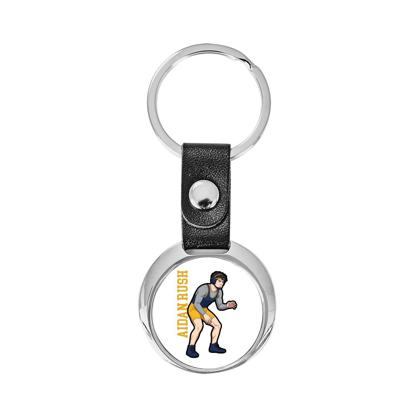 Key Chain — Name Vertical in Classic
