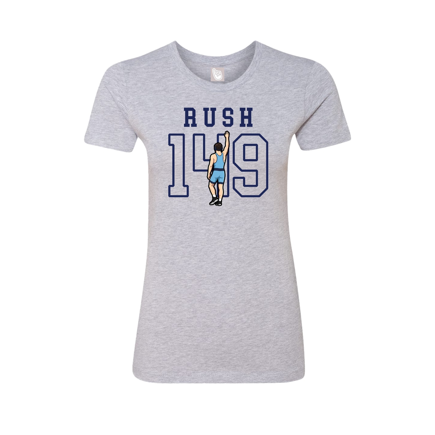 Fitted Women's Tee — Shirsey in Grey