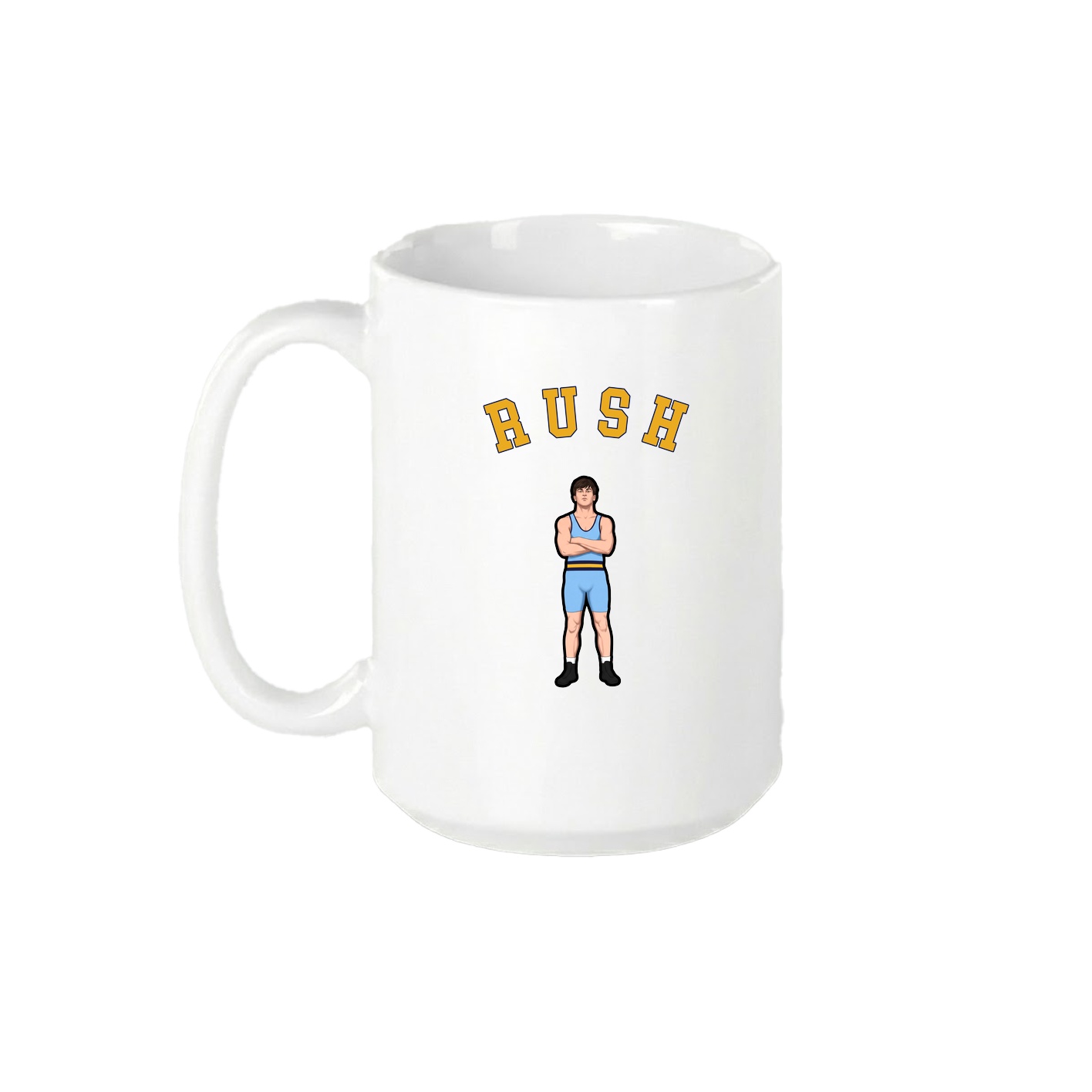 15oz Coffee Mug — Shirsey Arch in White