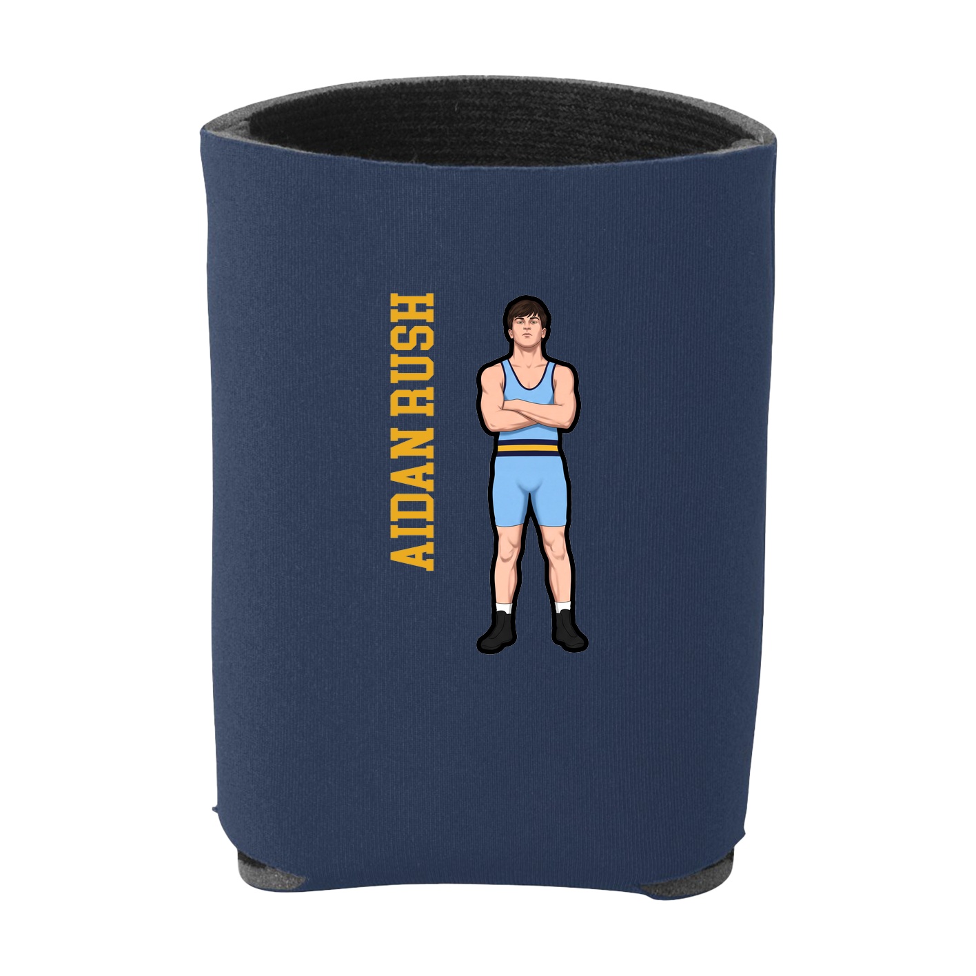 Can Holder — Name Vertical in Navy