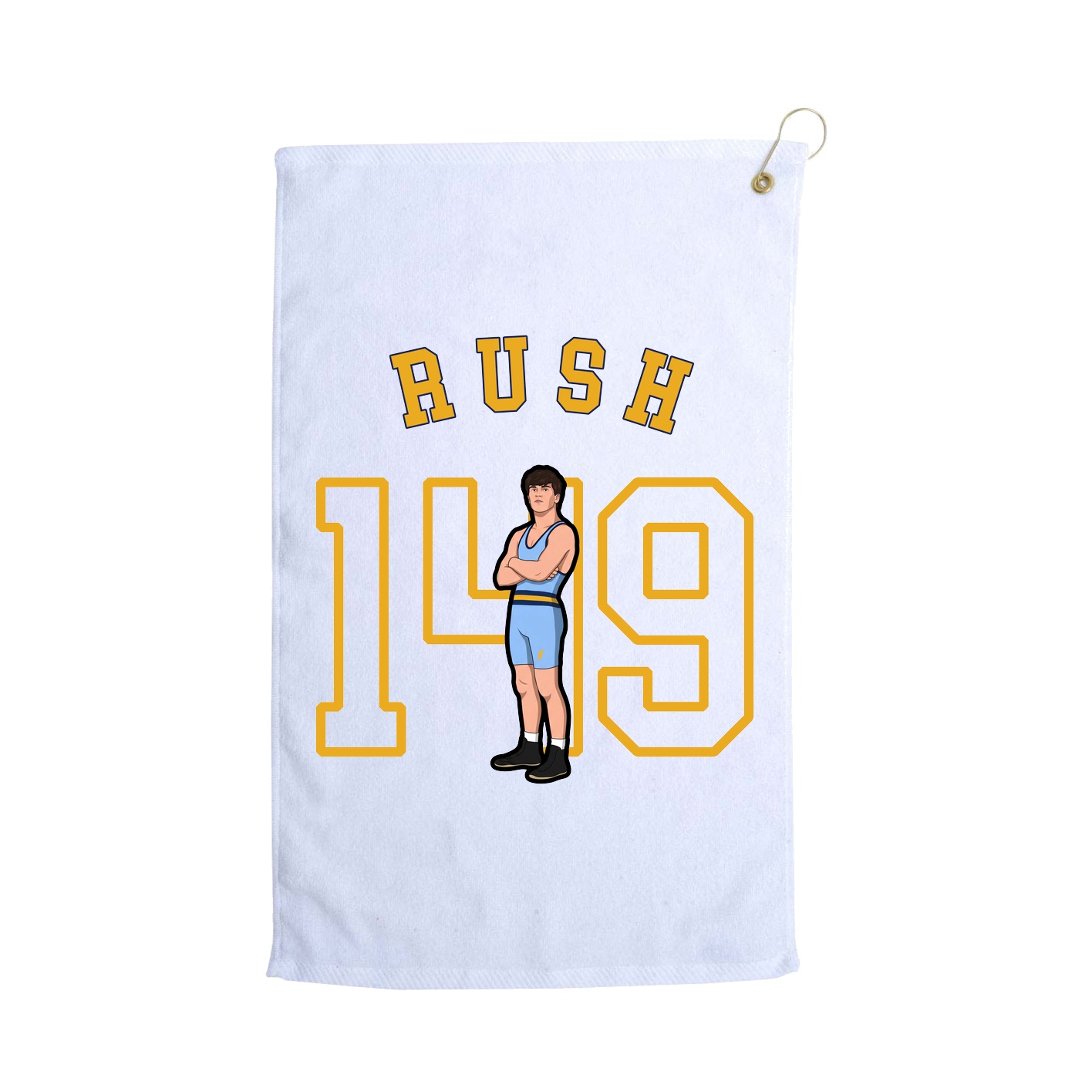 Golf Towel — Shirsey Arch in White
