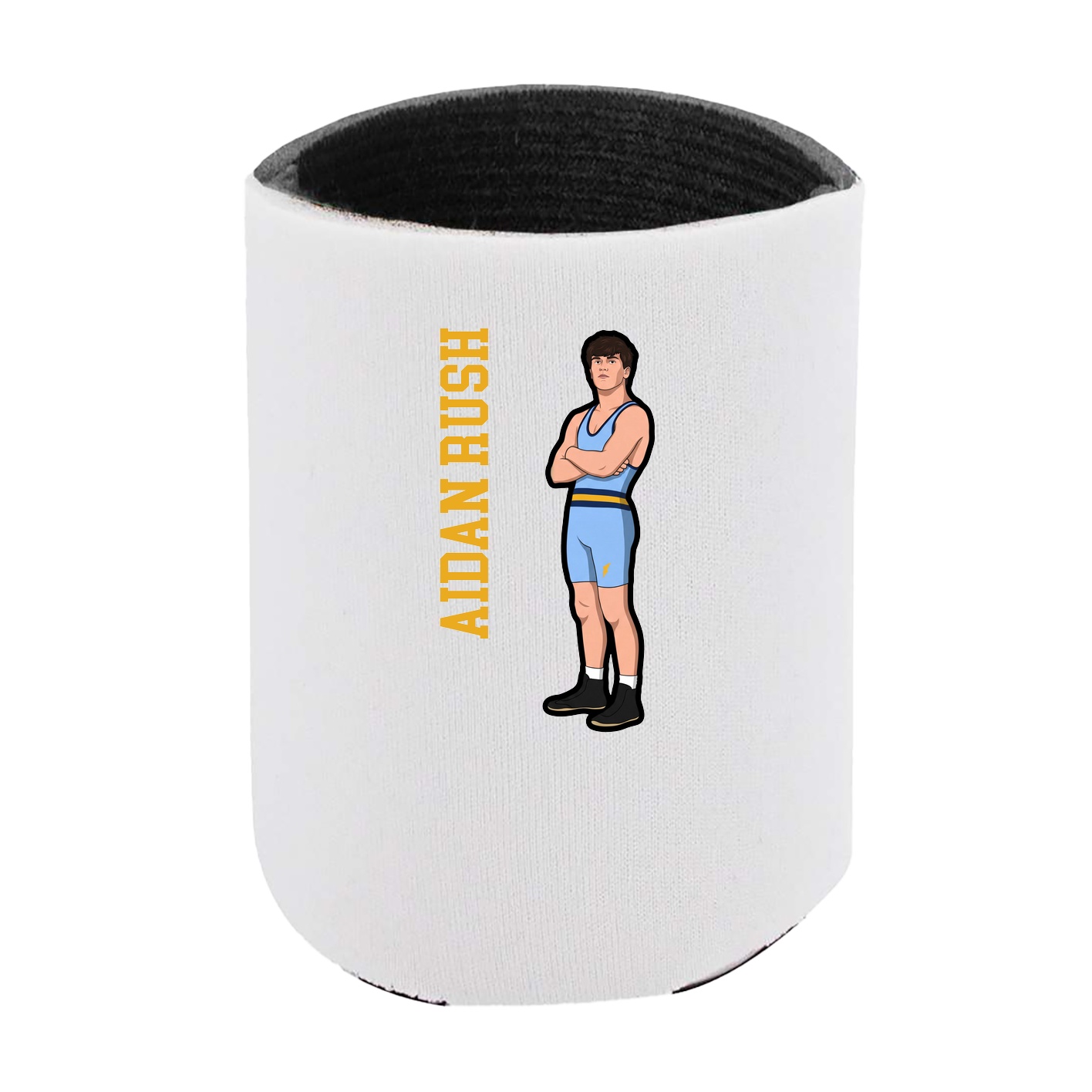 Can Holder — Name Vertical in White